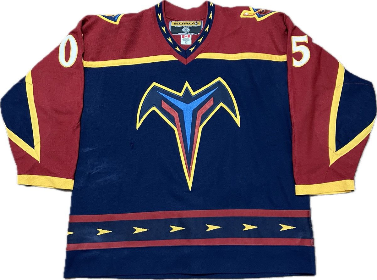 image of Atlanta Thrashers Mccartney Koho Authentic Nhl Hockey Jersey, Men's (Size XL)