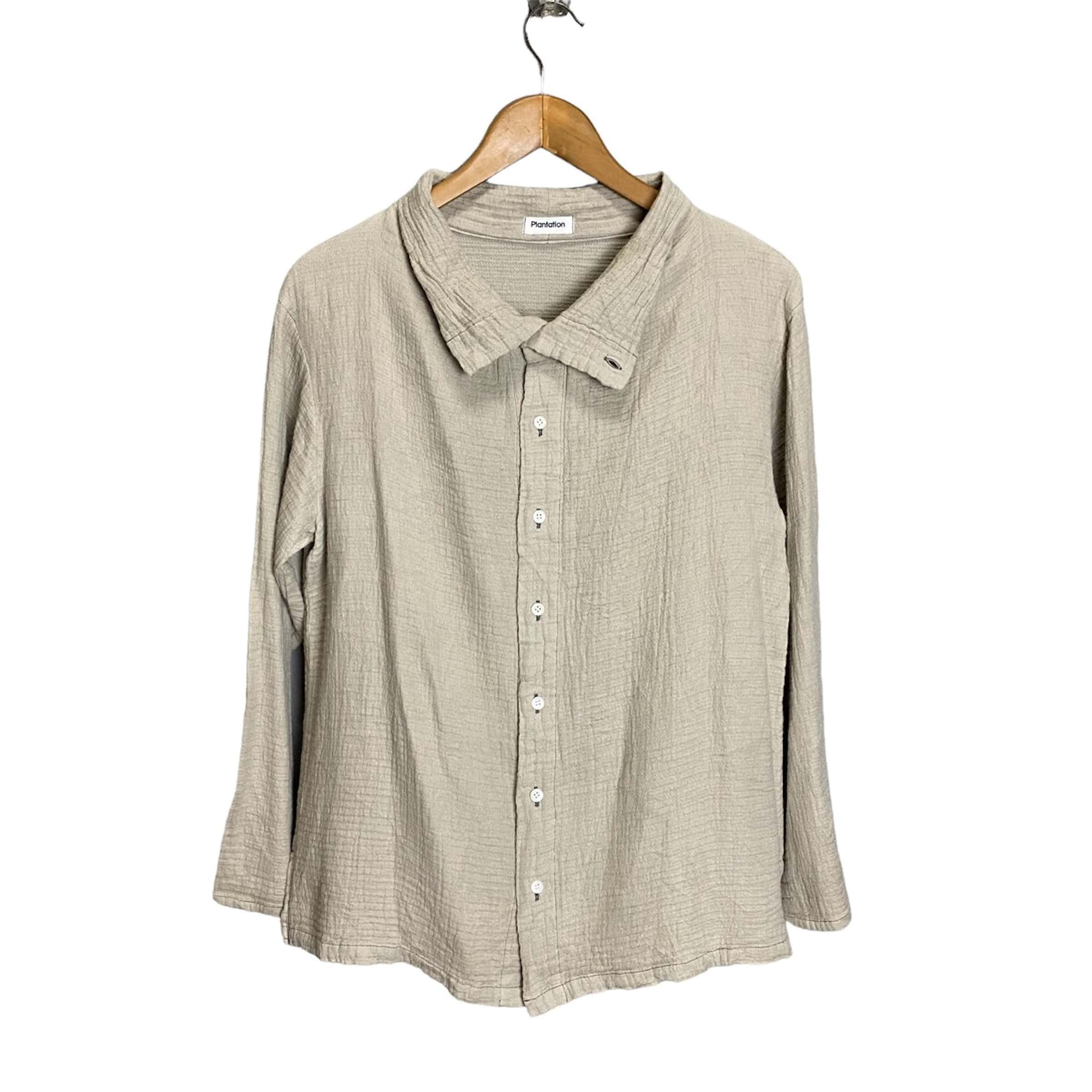 Issey Miyake Plantation by Issey Miyake shawn collar button up Size US M / EU 48-50 / 2 - 2 Thumbnail
