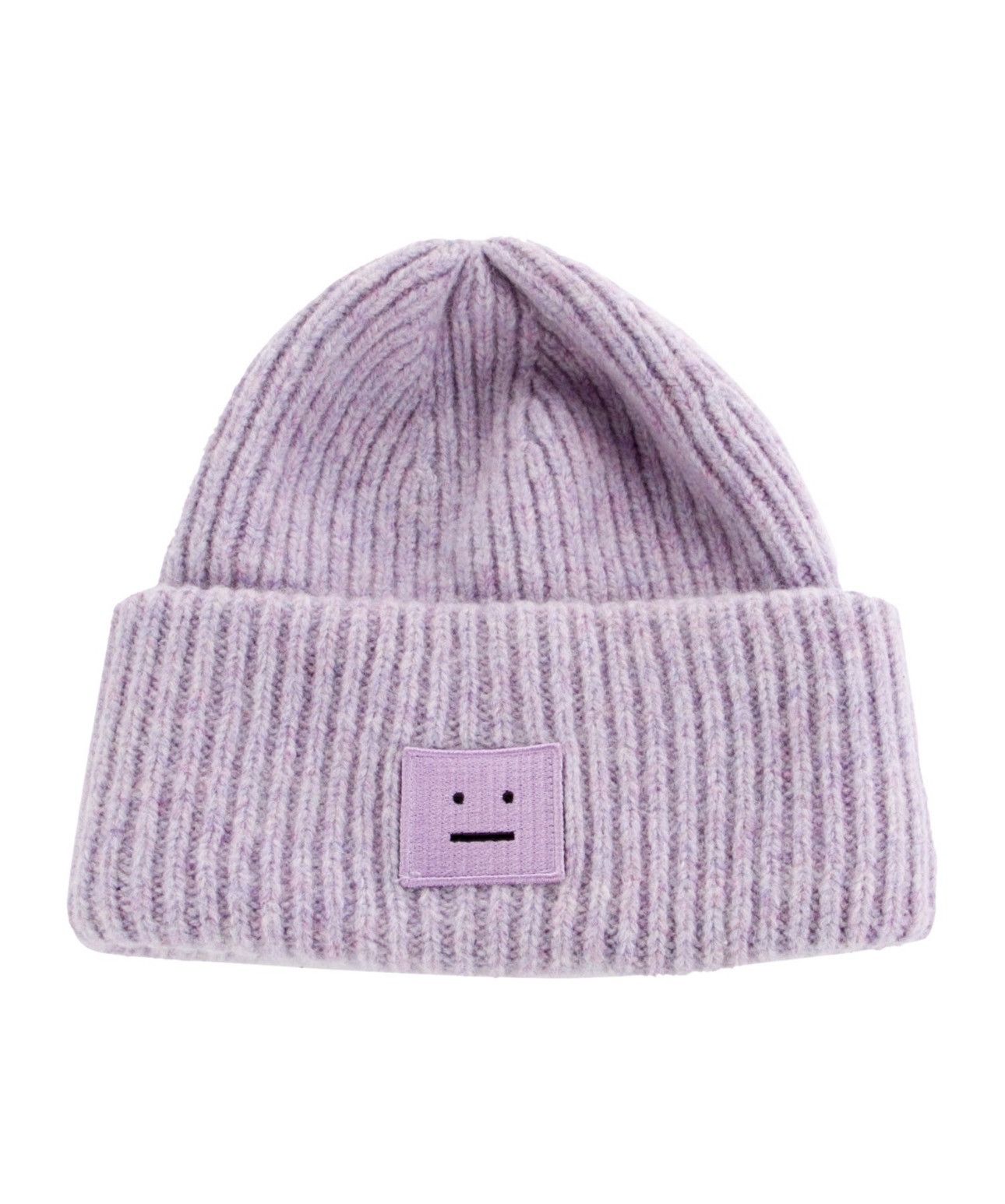Acne Studios Acne Studios wool knit beanie hat in purple Size ONE SIZE - 1 Thumbnail