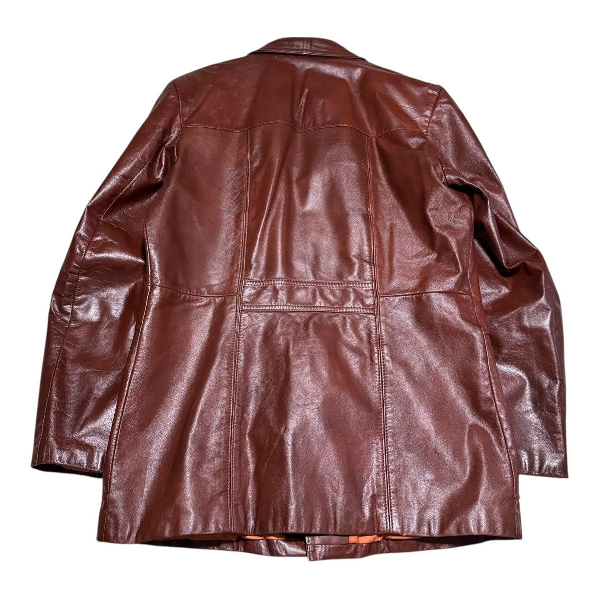 Vintage Fantastic International Men's Leather Jacket Size 40 Vintage Size US L / EU 52-54 / 3 - 3 Thumbnail