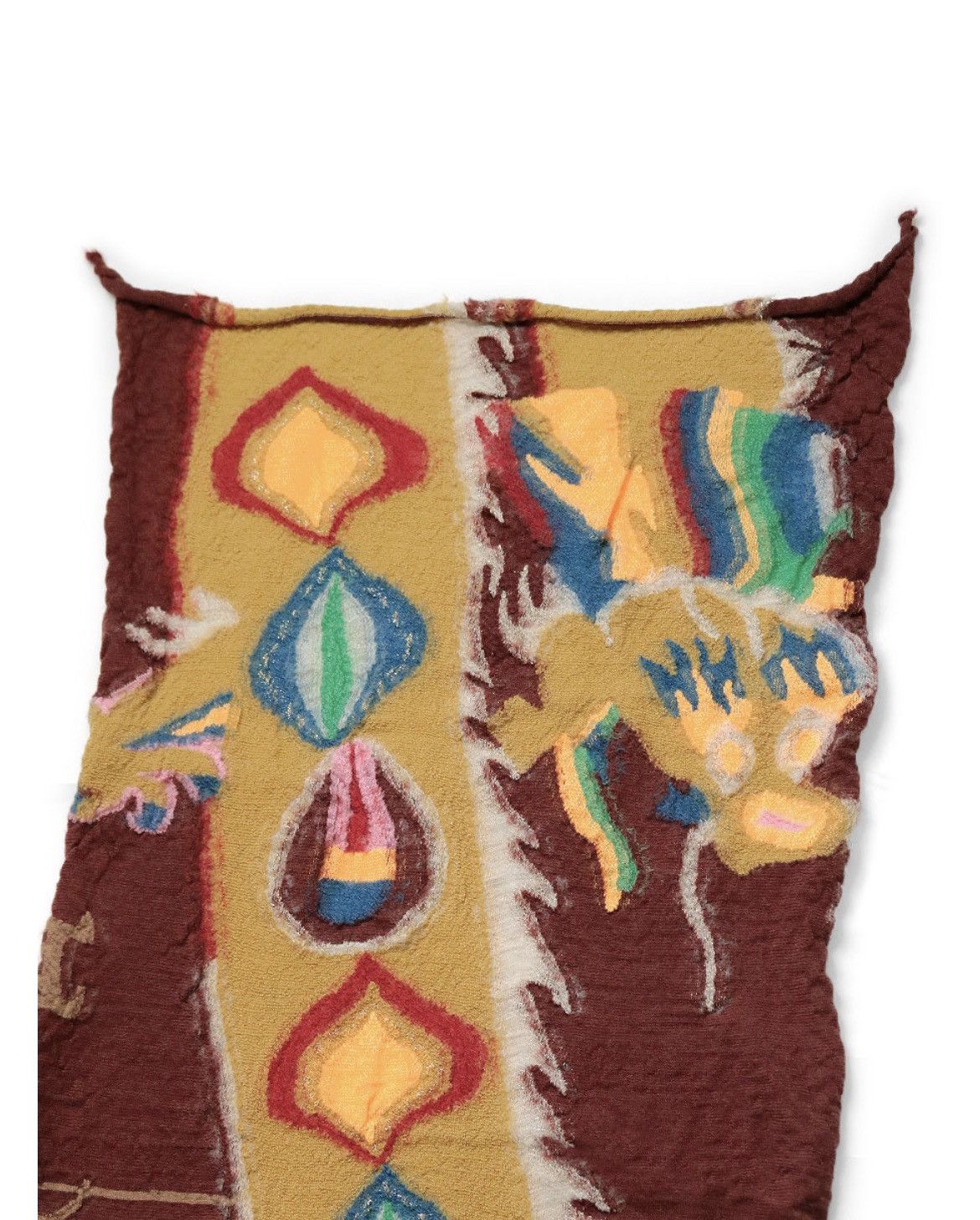 Kapital Kapital Fulled wool Dragon Dance HAPPY Scarf Muffler Size ONE SIZE - 2 Thumbnail