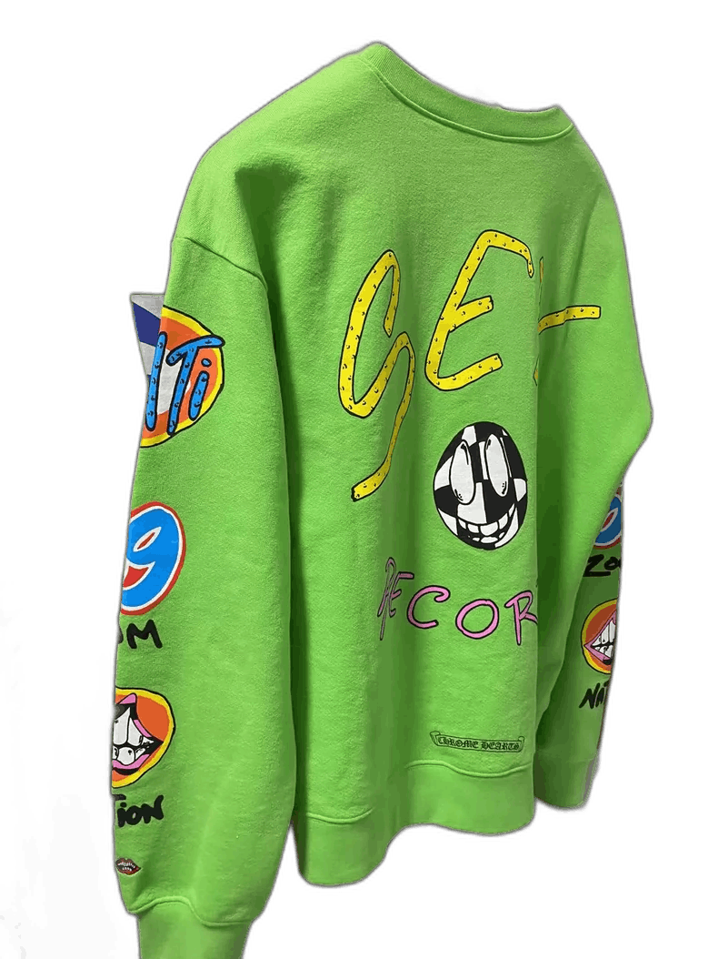 Chrome Hearts Chrome Hearts Sex Series Green Sweatshirt Size US L / EU 52-54 / 3 - 1 Thumbnail