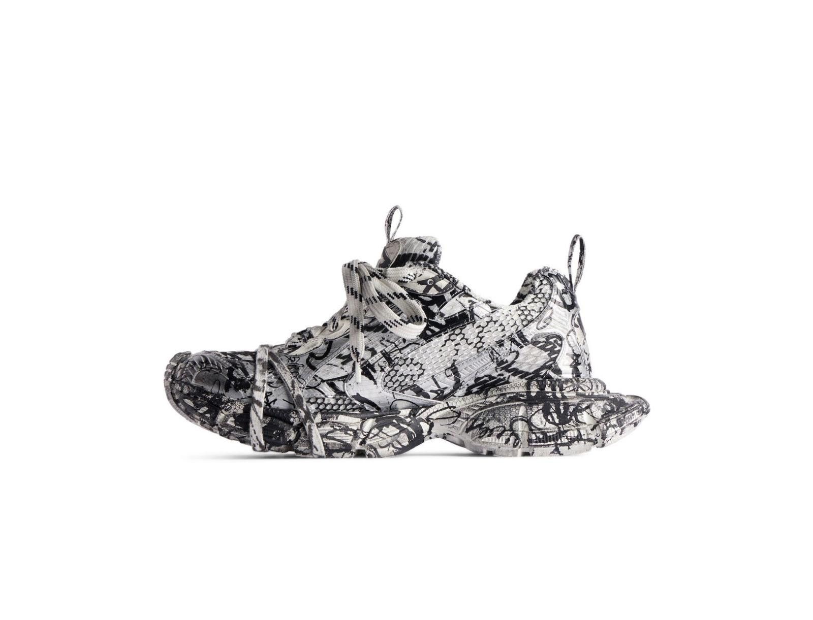 Balenciaga Balenciaga 3XL Graffiti Sneakers Size US 7.5 / IT 37.5 - 3 Thumbnail
