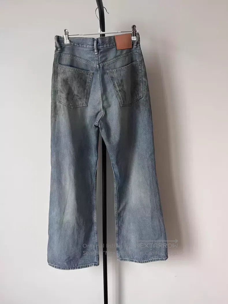 Acne Studios Acne Studios Mud-Dyed Desert Ruin Loose Ripped Zipper Mid- Size US 27 - 1 Thumbnail
