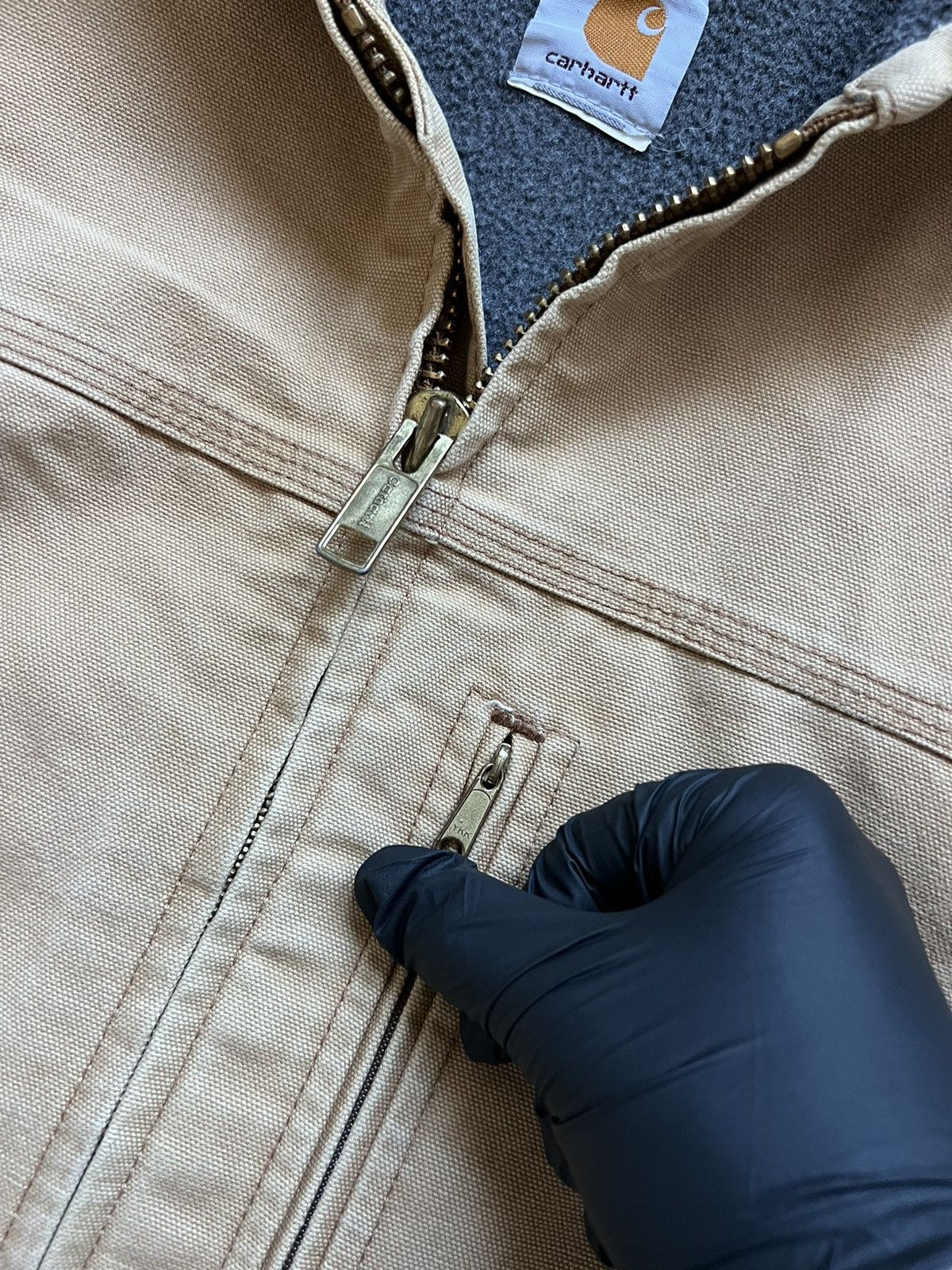 Carhartt CARHARTT VINTAGE ACTIVE JACKET FADED WORK ZIP HOODED FLEECE Size US XL / EU 56 / 4 - 9 Thumbnail