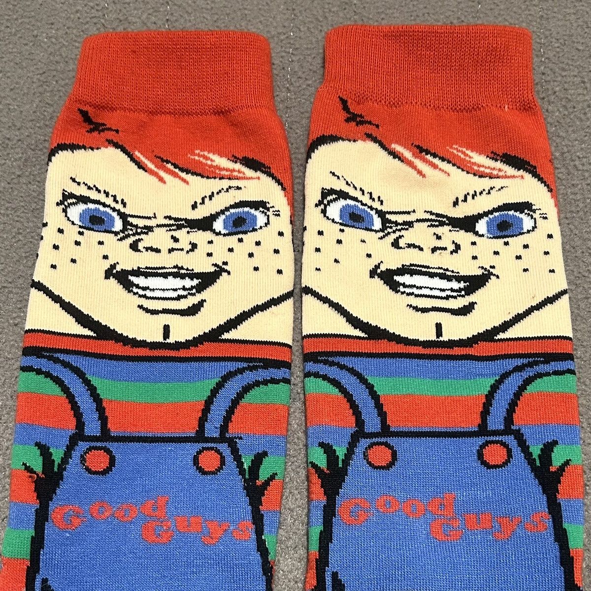 Other Chucky Doll Childs Play Horror Retro Novelty Socks Adult Size ONE SIZE - 2 Thumbnail