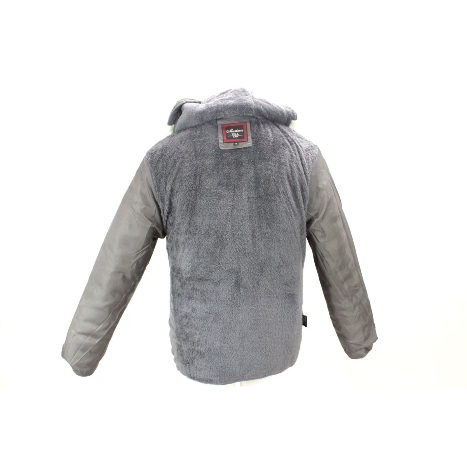 Vintage Maximos Puffer Jacket Mens XL Gray Full Zip Insulated Sherpa Lined Outdoors USA Jacket Size US XL / EU 56 / 4 - 6 Thumbnail