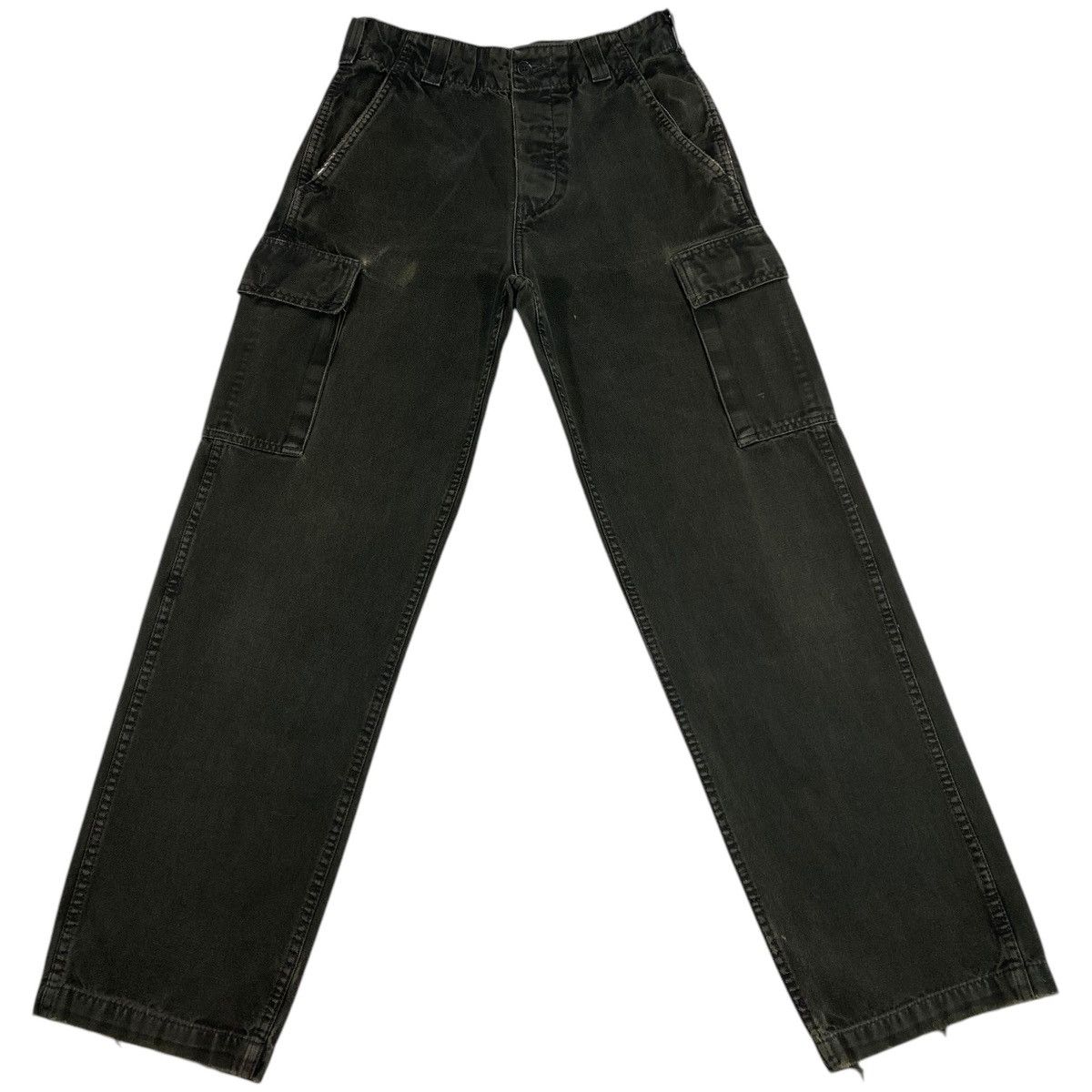 Levi's LASTDROP🔥90s Levis 676 Distressed Sunfaded Cargo Baggy Pants Size US 30 / EU 46 - 3 Thumbnail