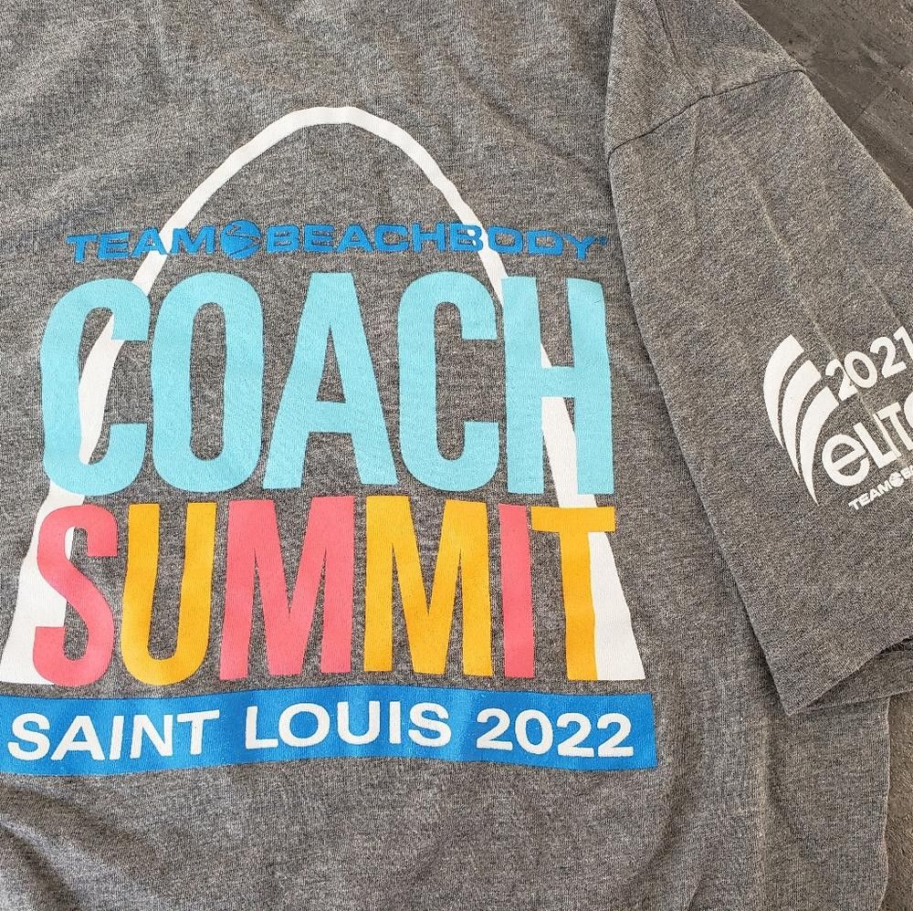 Designer Grey | BEACHBODY | Coach Summit Short Sleeve Size S / US 4 / IT 40 - 3 Thumbnail