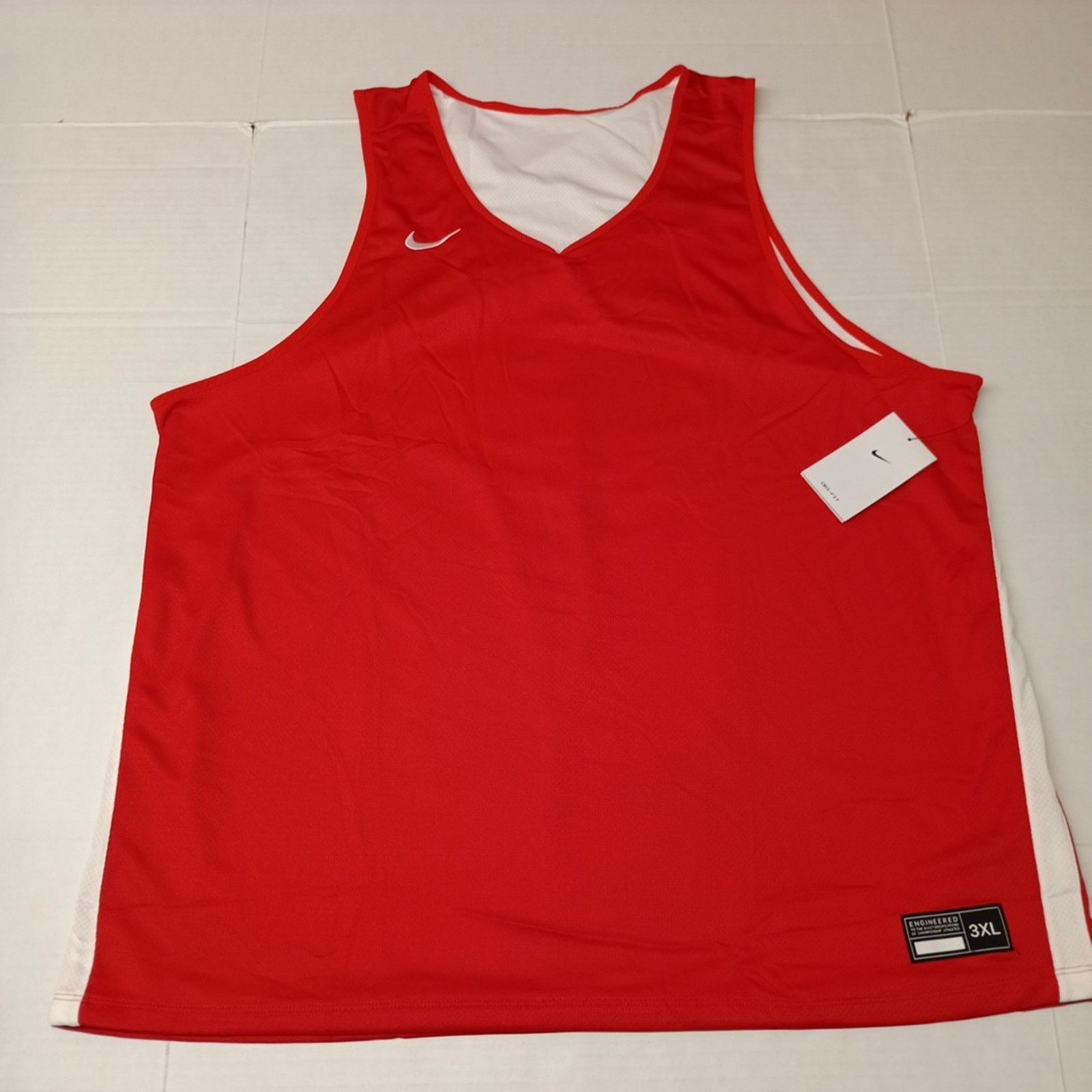 Nike Nike Engineered Reversible Basketball Jersey Men's 3XL Red Size US XXL / EU 58 / 5 - 1 Thumbnail