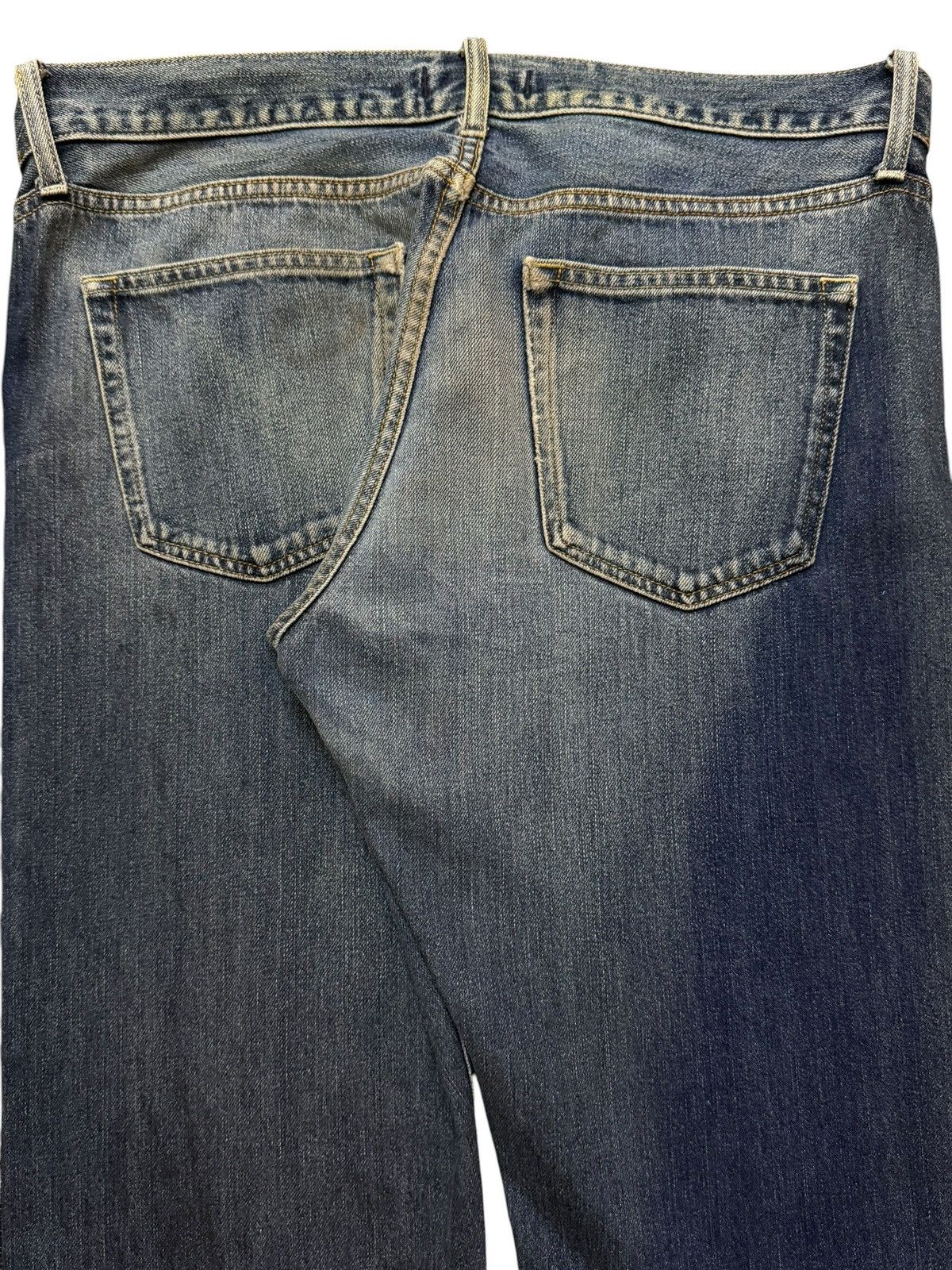 Uniqlo Vintage Y2K Japan Uniqlo Selvegde Faded Distress Loose Fit Size US 34 / EU 50 - 5 Thumbnail