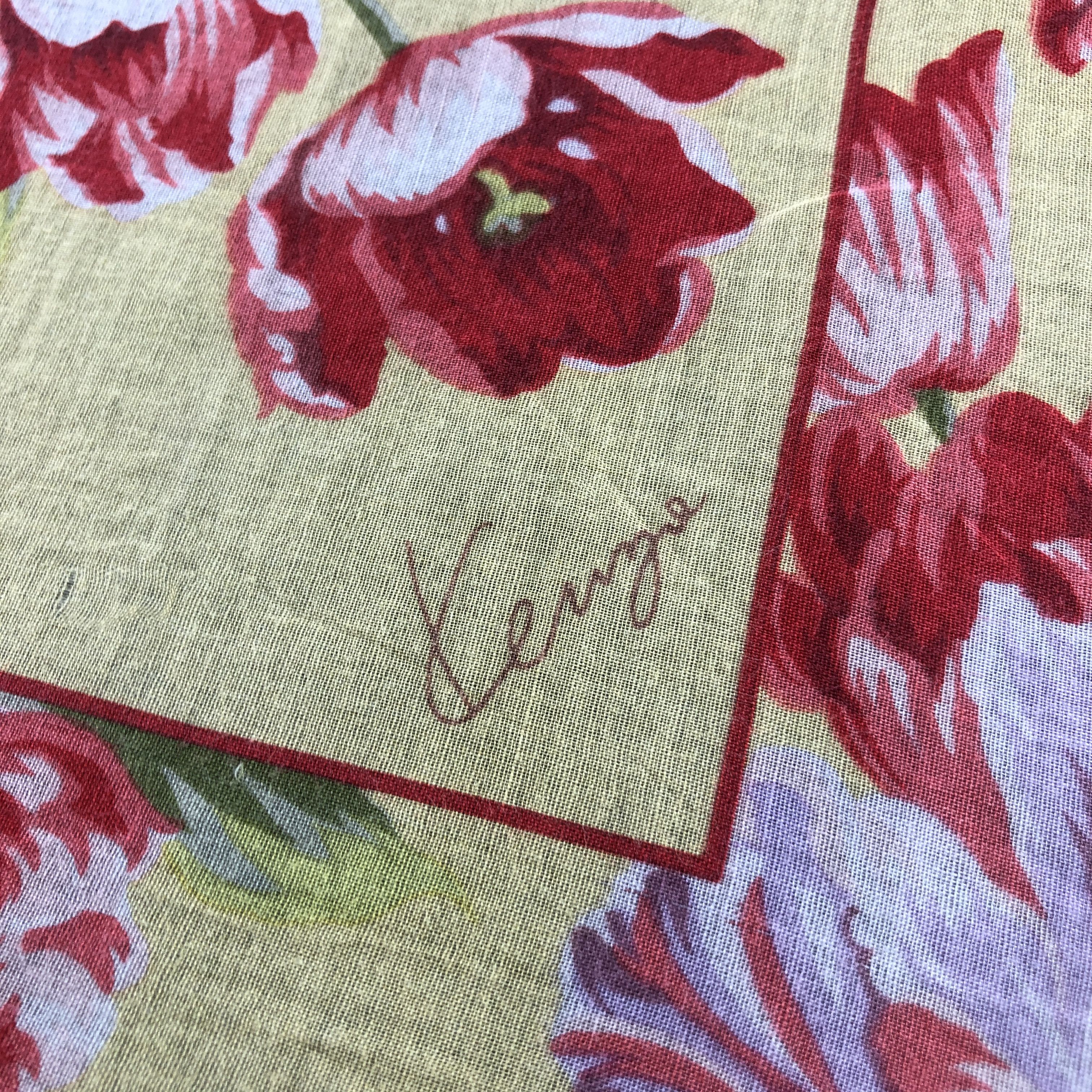Kenzo Kenzo Floral Handkerchief Neckerchief Bandana H2346 Size ONE SIZE - 4 Thumbnail
