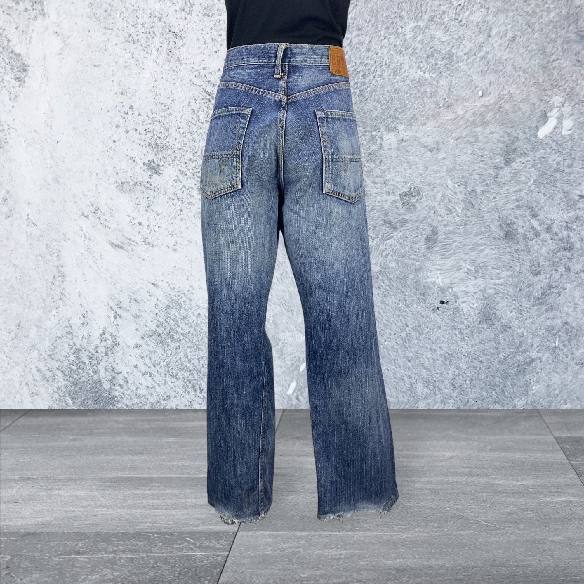 Edwin Edwin Selvedge Denim Jeans Distressed Selvedge Pants Japan Size US 32 / EU 48 - 1 Thumbnail