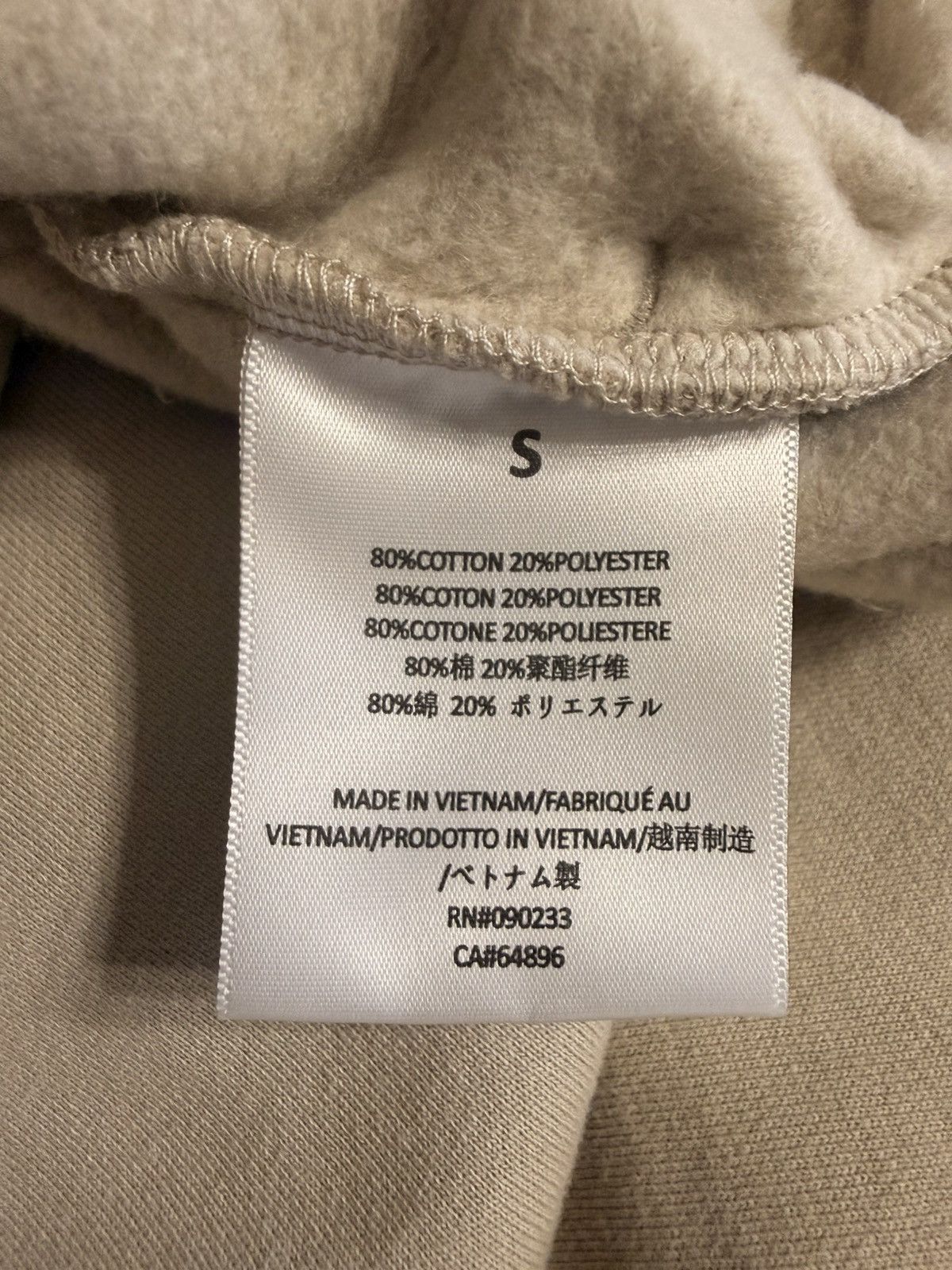 Essentials Fear of God Essentials Hoodie - Oatmeal / Tan (Size S) Size S / US 4 / IT 40 - 6 Thumbnail