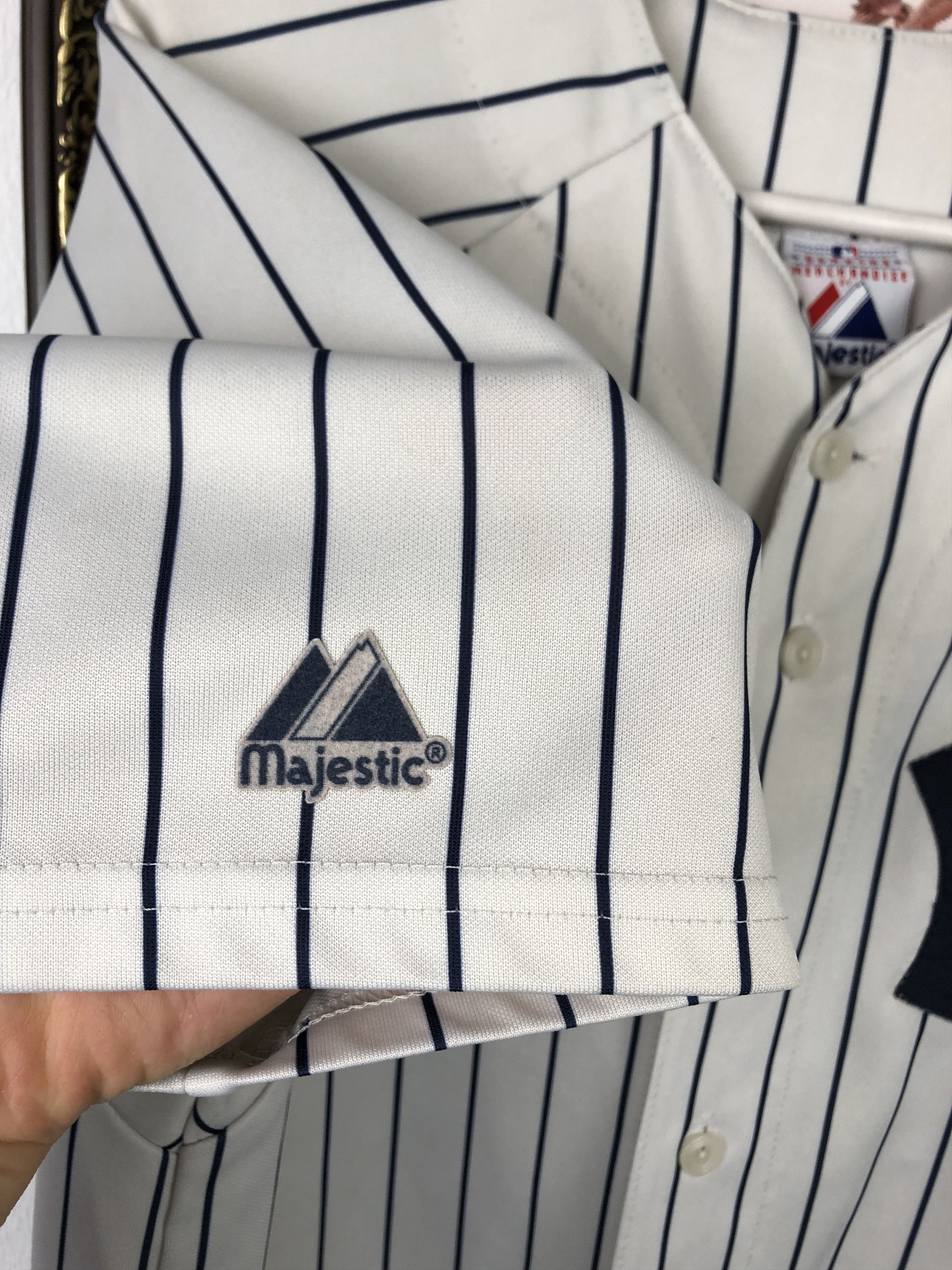 Majestic Vintage 90's Majestic New York Yankees Wang Jersey MLB Shirt Size US XL / EU 56 / 4 - 8 Thumbnail