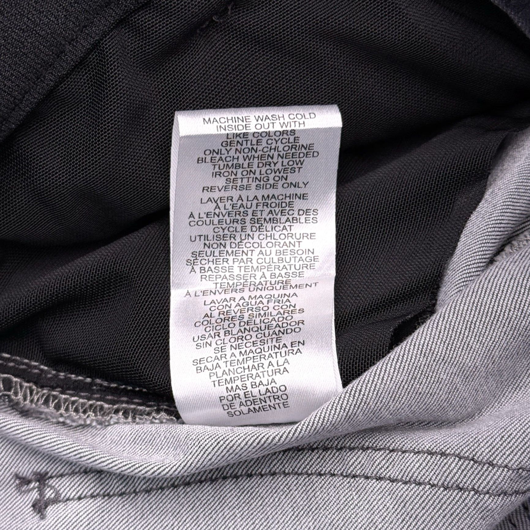Vintage Wit & Wisdom Jeans Womens 10 Gray High Rise Ankle Stretch Denim Slim 5-Pocket Zip Button Absolution New Size 32" / US 10 / IT 46 - 7 Thumbnail
