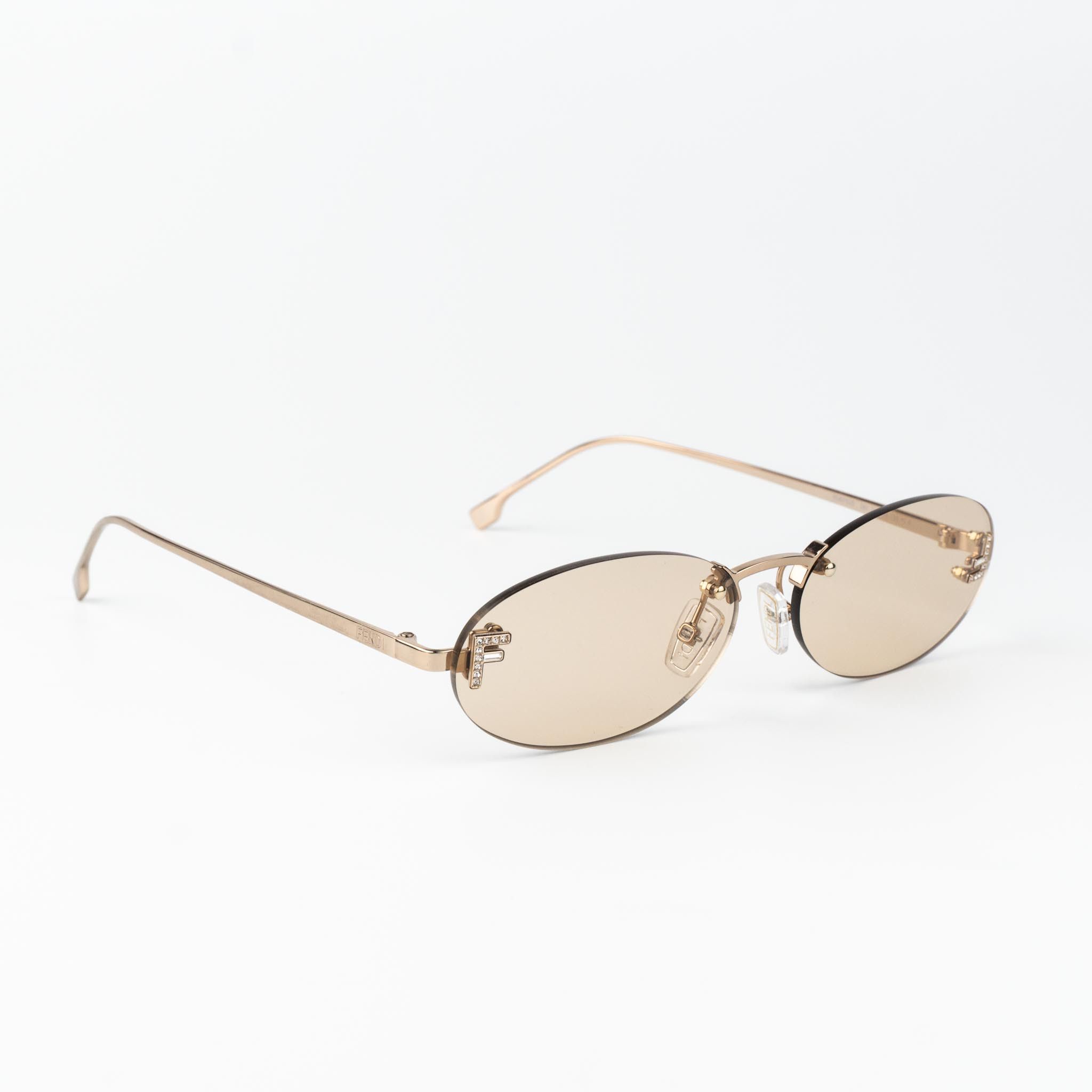 Fendi Fendi FIRST CRYSTAL Sunglasses FE4075US 28Y NEW AUTHENTIC Size ONE SIZE - 4 Thumbnail