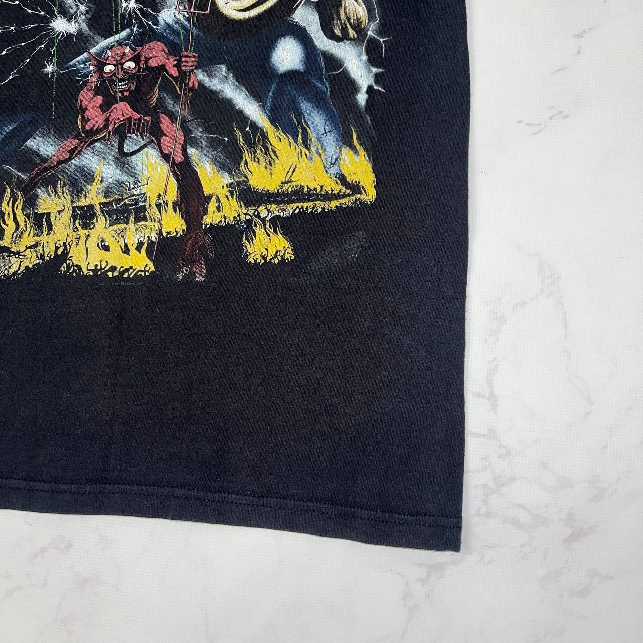 Vintage Vintage Iron Maiden Number Of The Beast Band Tee Rock Metal Size US S / EU 44-46 / 1 - 6 Thumbnail