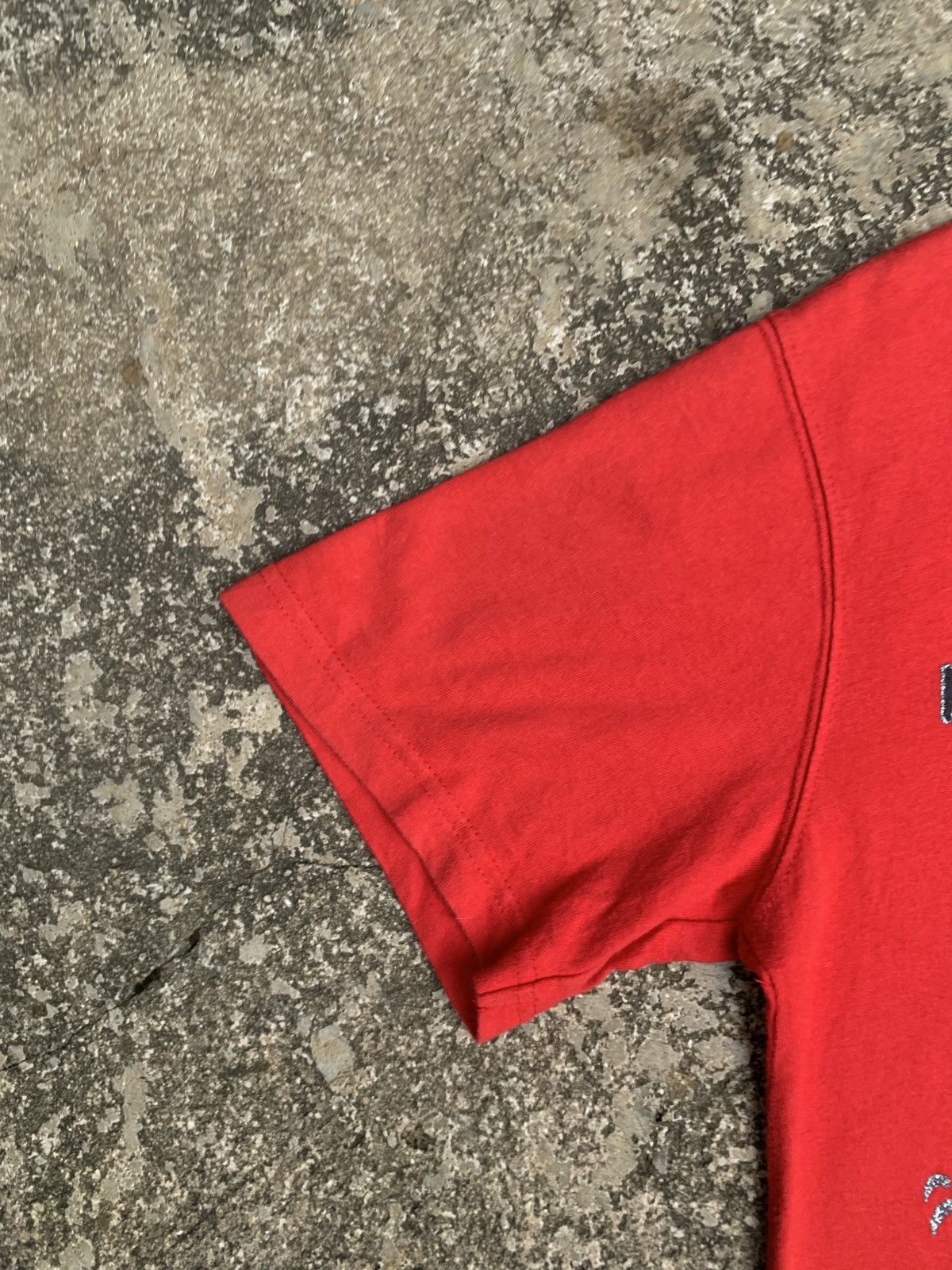 Japanese Brand y2k Sirmione Japan Red Cross Dragon Poem Graphic Top Size L / US 10 / IT 46 - 4 Thumbnail