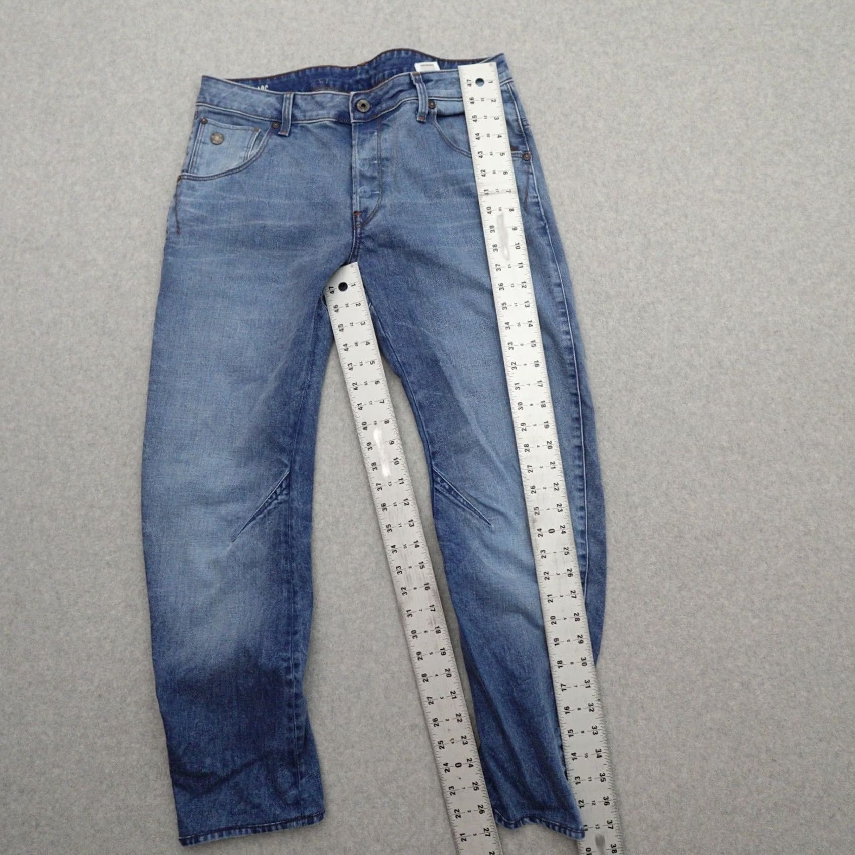G-Star G-Star Arc Jeans Slim Blue Denim Mens 32 (32X27) 3D Slim Fit Jeans Size US 32 / EU 48 - 3 Thumbnail
