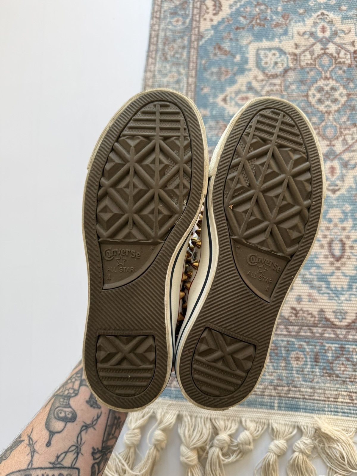 Converse Rare Converse Maltese Lab All Stars Studs Skull Shoes Sz36,5 Size US 6.5 / IT 36.5 - 9 Thumbnail