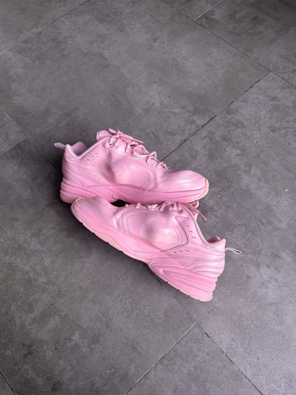 Martine Rose × Nike AIR MONARCH IV MARTINE ROSE PINK Size US 10.5 / EU 43-44 - 4 Thumbnail