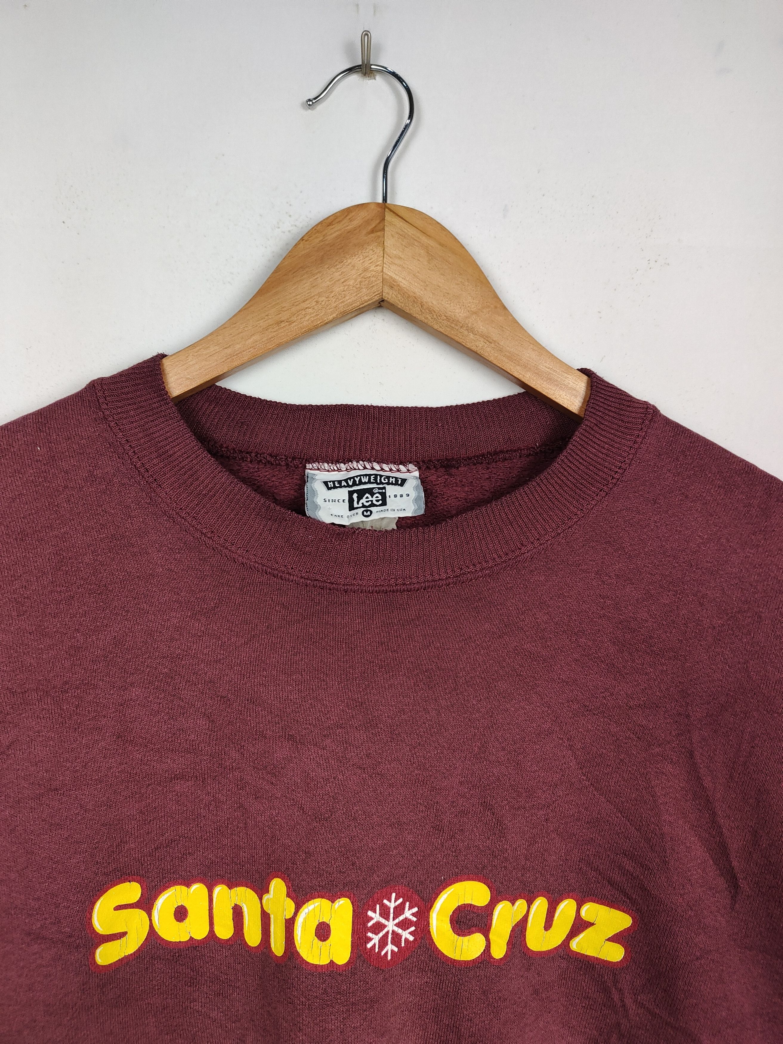Santa Cruz Skateboards × Vintage Vintage 90s Santa Cruz Sweatshirt Size US M / EU 48-50 / 2 - 2 Thumbnail