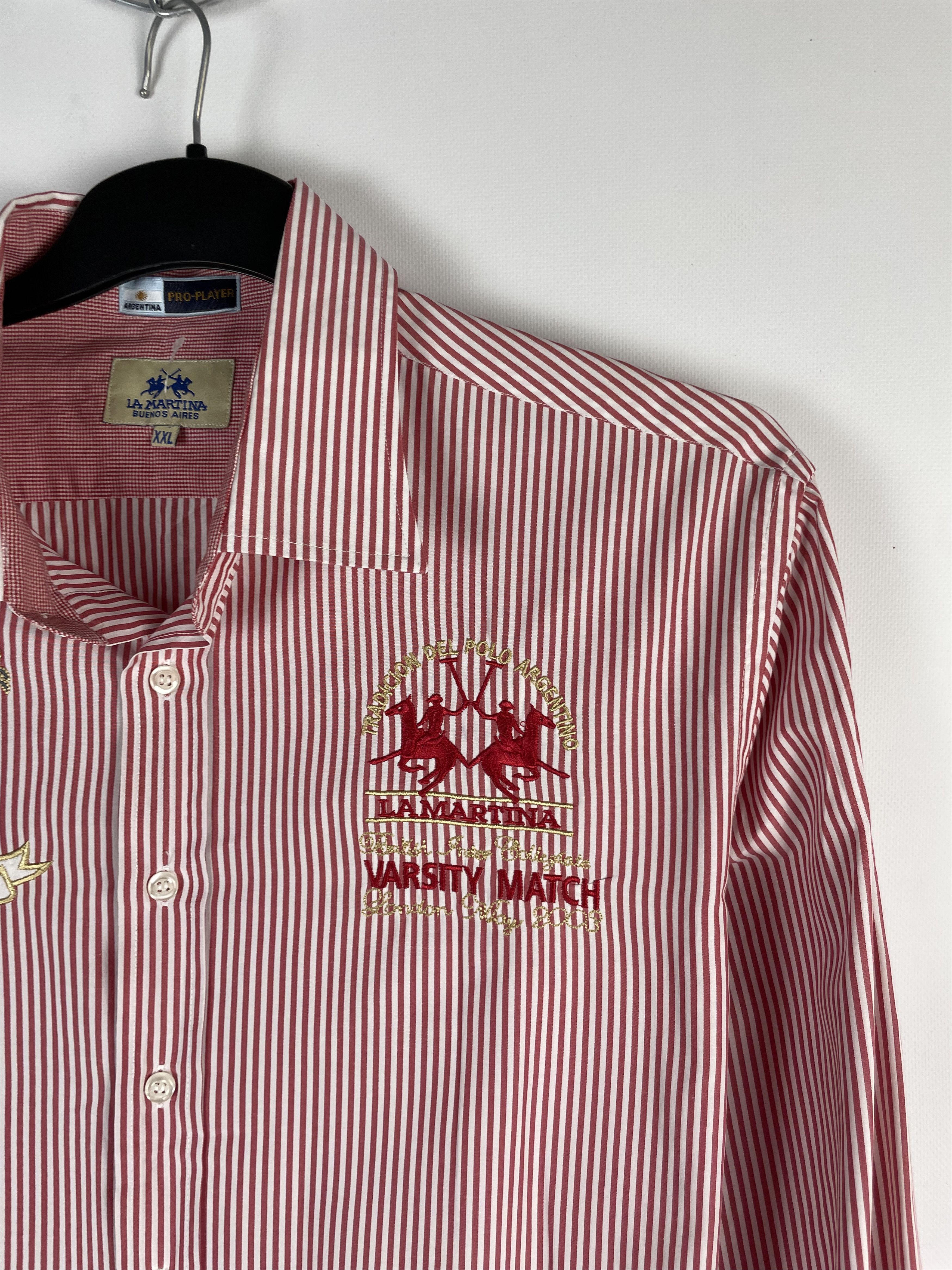 La Martina La Martina Shirts Button Ups Vintage Size US XXL / EU 58 / 5 - 5 Thumbnail