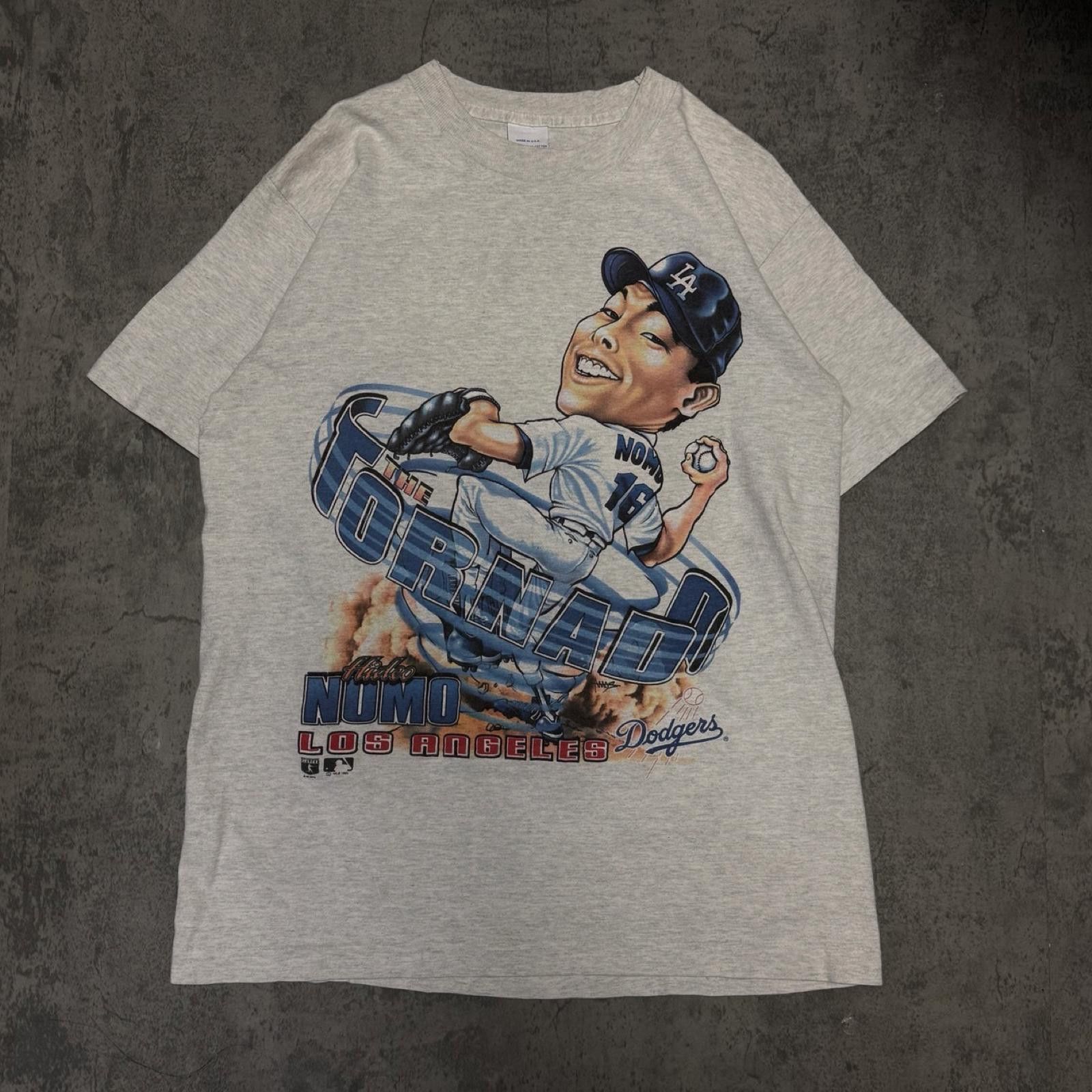Salem Sportswear 1995 Hideo Nomoka The Tornado LA Dodgers -- L -- Size US L / EU 52-54 / 3 - 1 Thumbnail