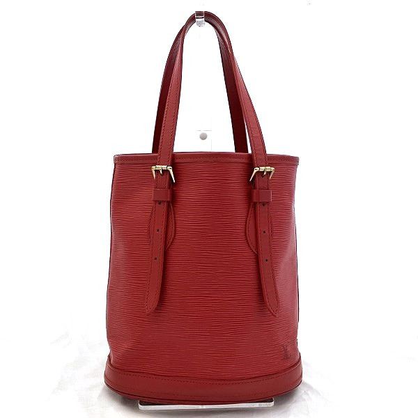 Louis Vuitton Louis Vuitton Petit Bucket Epi Tote Bag Leather Tote Bag M5899E in Black, Women's