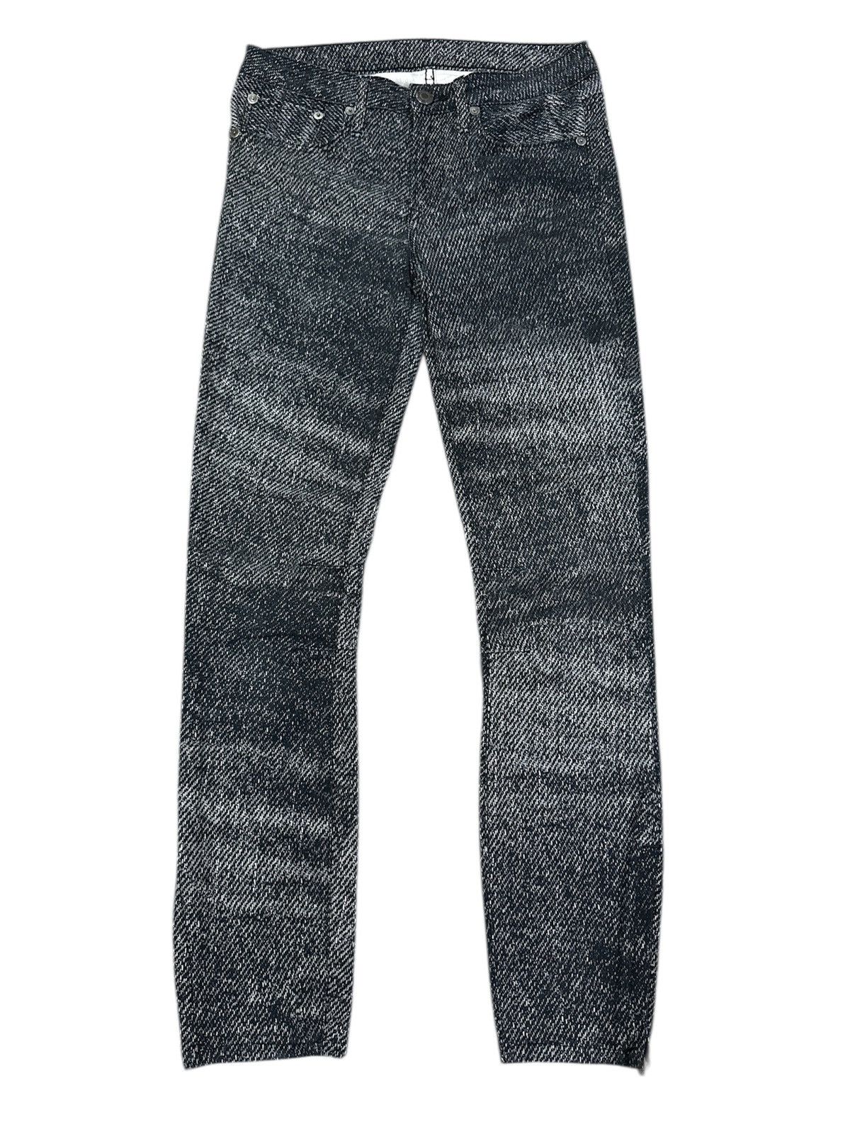 Helmut Lang Helmut Lang Women's Jeans Ankle Zip Moto Knee Seam Skinny Size 24" / US 00 / IT 34 - 1 Thumbnail
