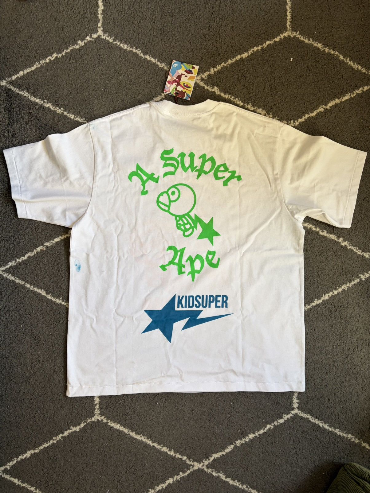 Bape BAPE x KidSuper Custom 1/1 Tee T Shirt Cereal Box Size US M / EU 48-50 / 2 - 10 Thumbnail
