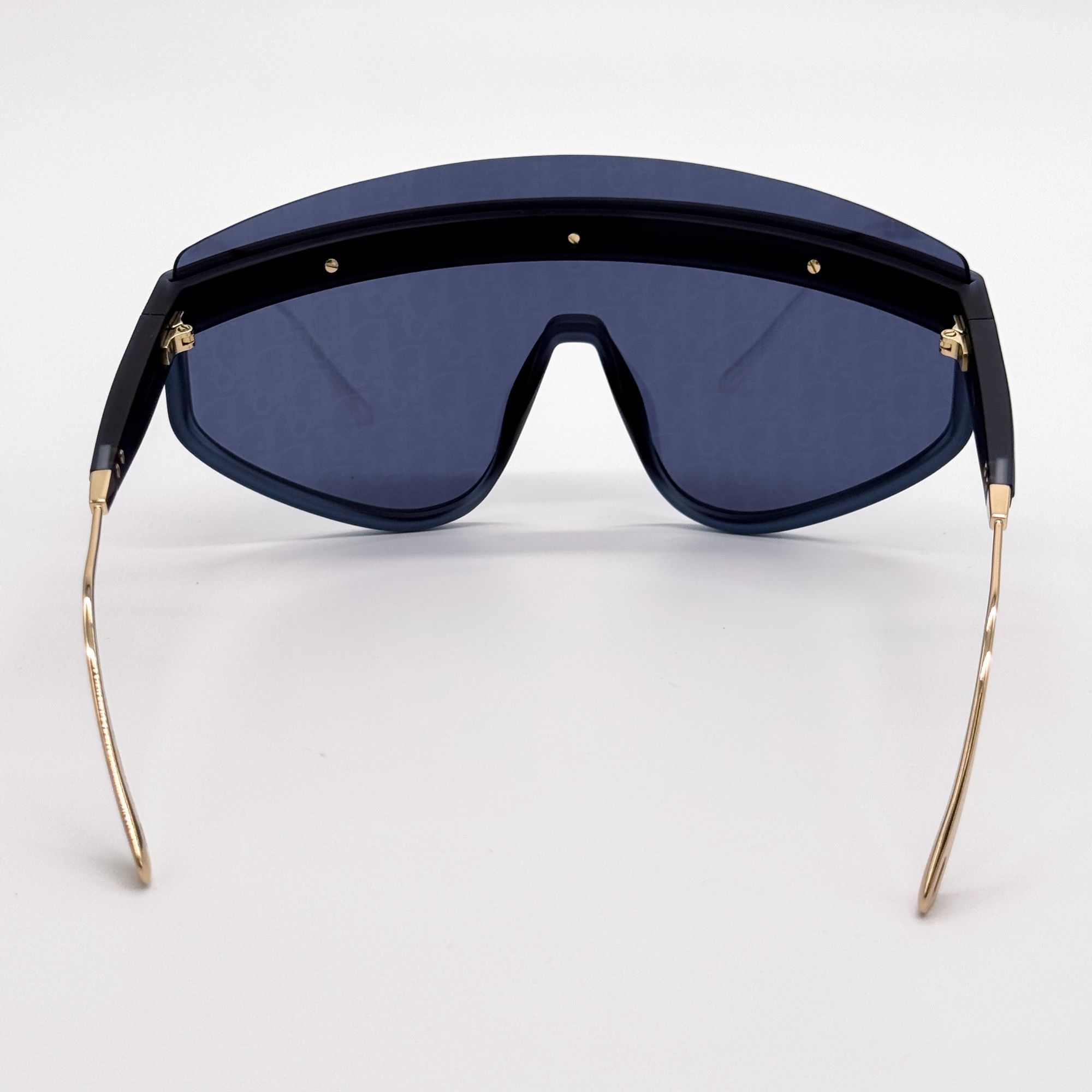 Dior NEW DIOR SUNGLASSES DIORCLUB M2U 31B8 SHIELD GOLD/BLUE Size ONE SIZE - 6 Thumbnail