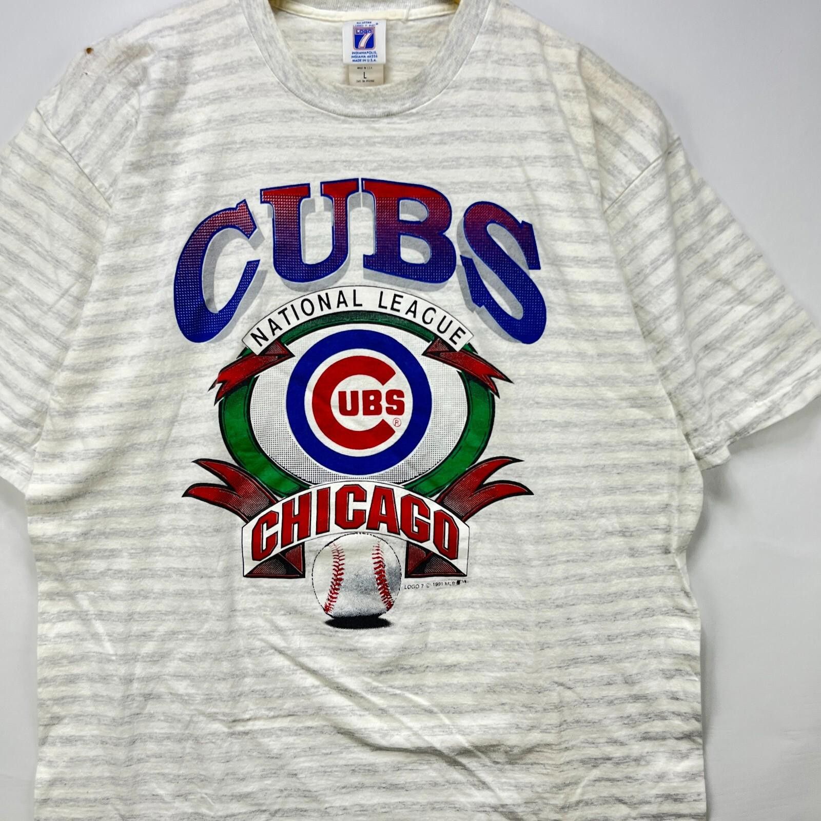 MLB Vintage 90s Chicago Cubs Single Stitch T-Shirt MLB Large Size US L / EU 52-54 / 3 - 3 Thumbnail