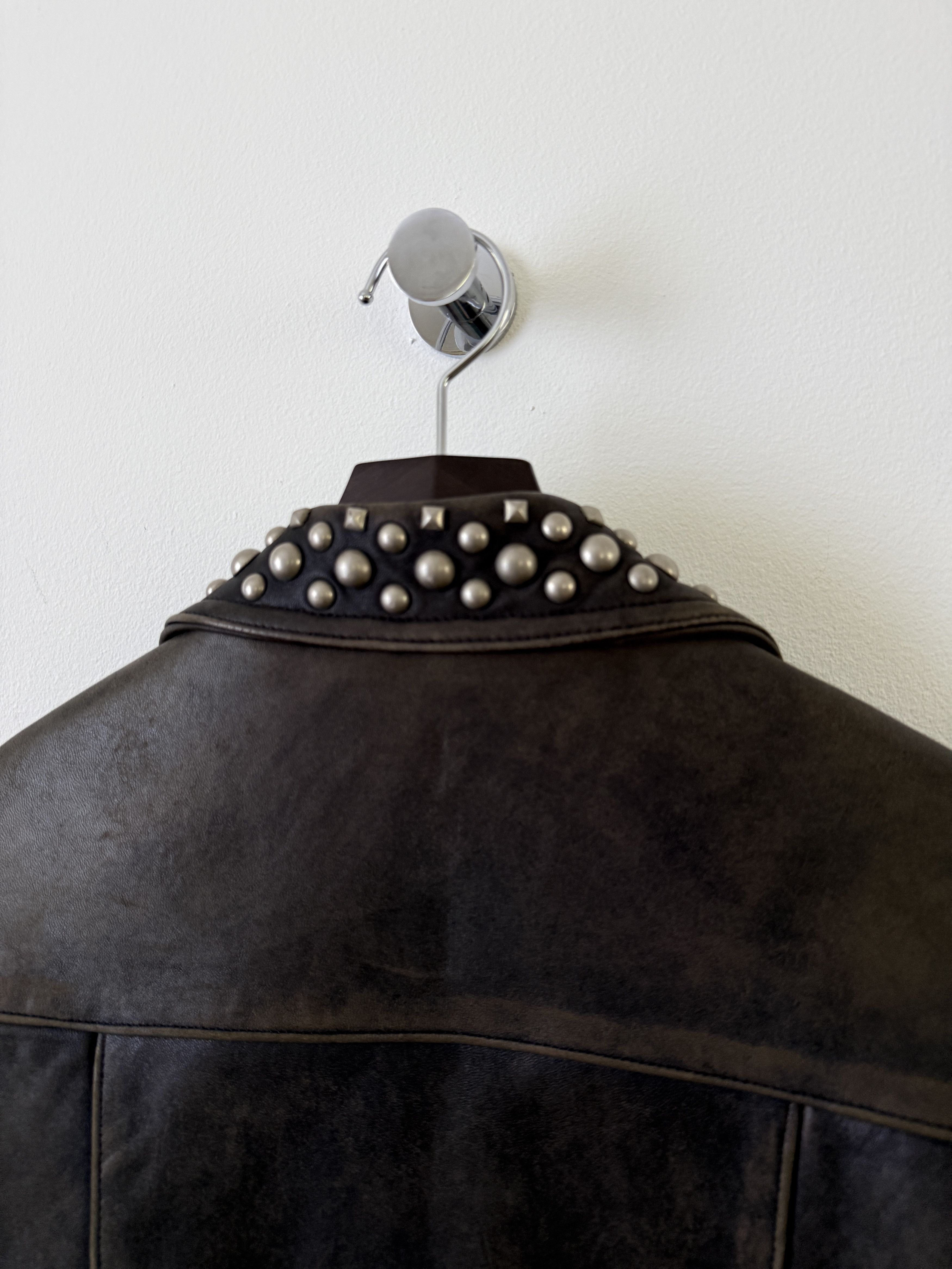 Blackmeans Lab Rat Studded Leather Punk Biker Moto Jacket Size US M / EU 48-50 / 2 - 17 Thumbnail