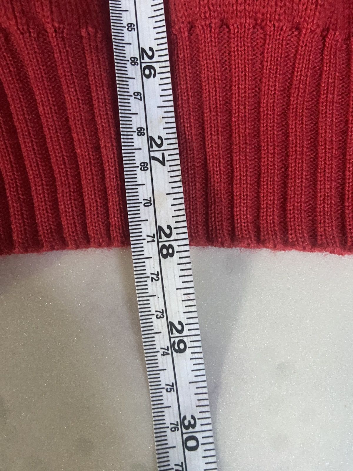 Burberry × Vintage Y2K Burberry Oversized Sweater 100% Wool Leather Elbow Patch Size US L / EU 52-54 / 3 - 8 Thumbnail