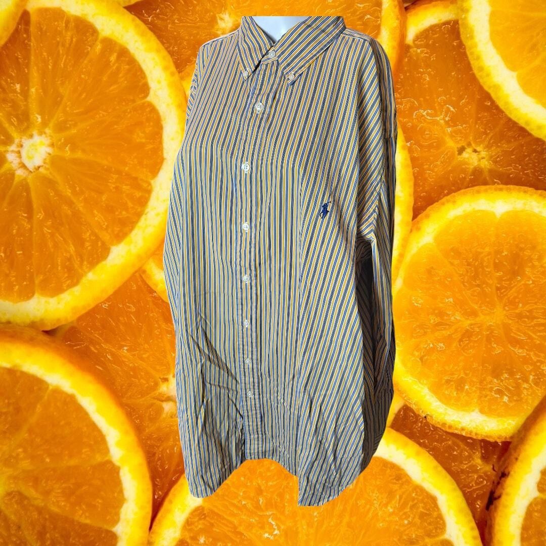 Ralph Lauren Ralph Lauren Men's Classic Fit Striped Long Sleeve Button-Up Size US XL / EU 56 / 4 - 1 Thumbnail