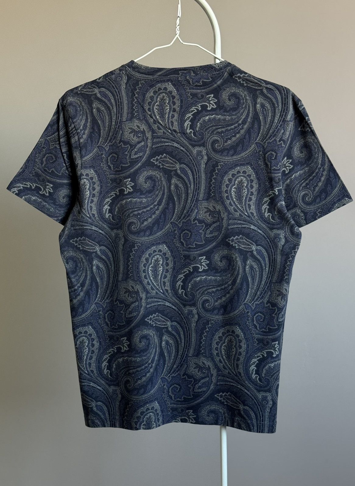Etro Etro Floral Paisley Grey T-shirt Italy Size US S / EU 44-46 / 1 - 5 Thumbnail