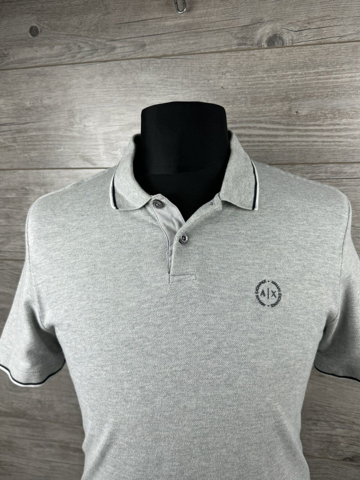 Armani Exchange × Designer Armani Exchange Polo Shirt Tee Luxury Size L Size US L / EU 52-54 / 3 - 5 Thumbnail