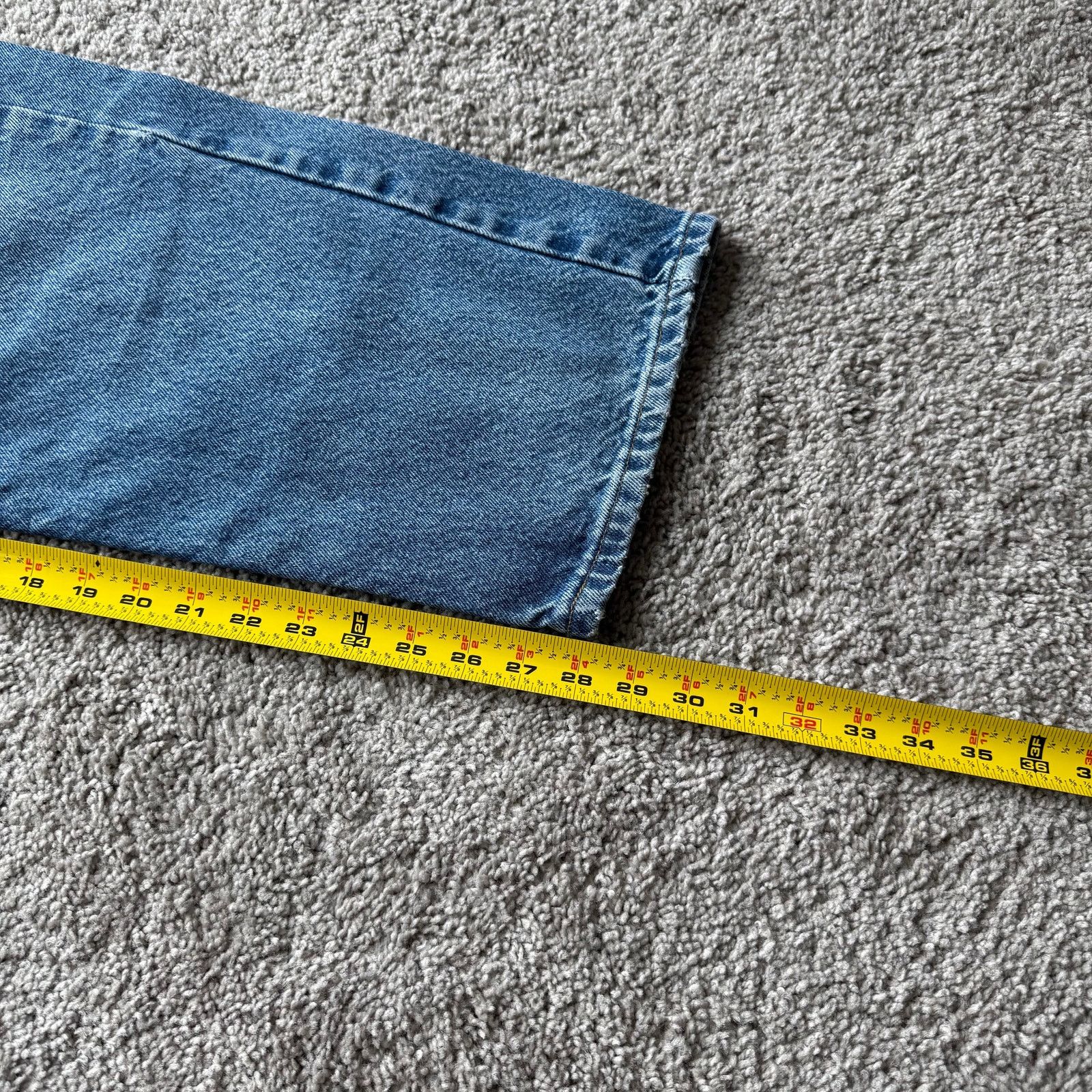 Carhartt Y2K Carhartt B160 DST Blue Jeans Mens 40x32 Relaxed Fit Size US 40 / EU 56 - 7 Thumbnail