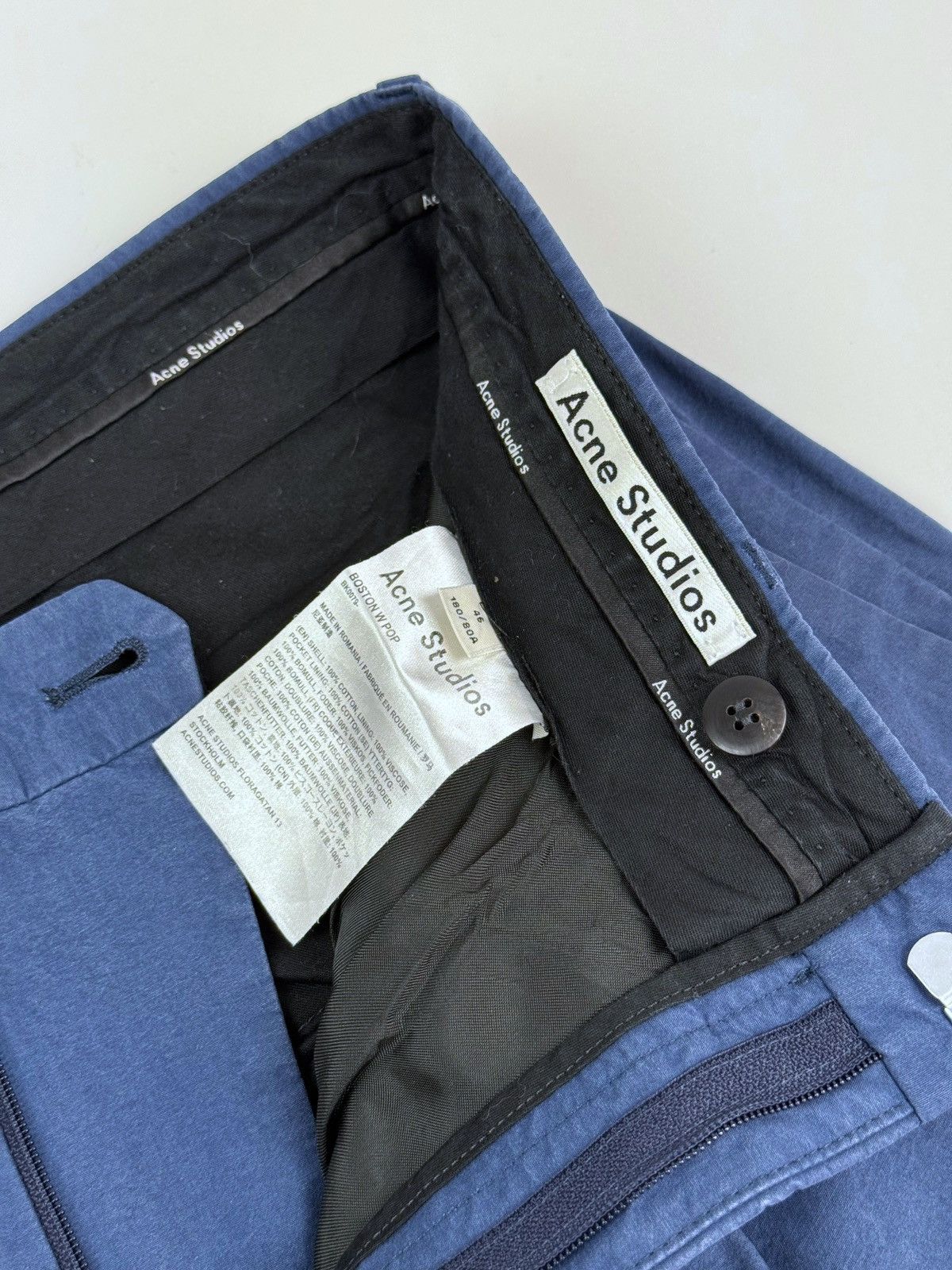 Acne Studios Washed Acne Studios Boston W Pop Chino Pants Size US 32 / EU 48 - 10 Thumbnail