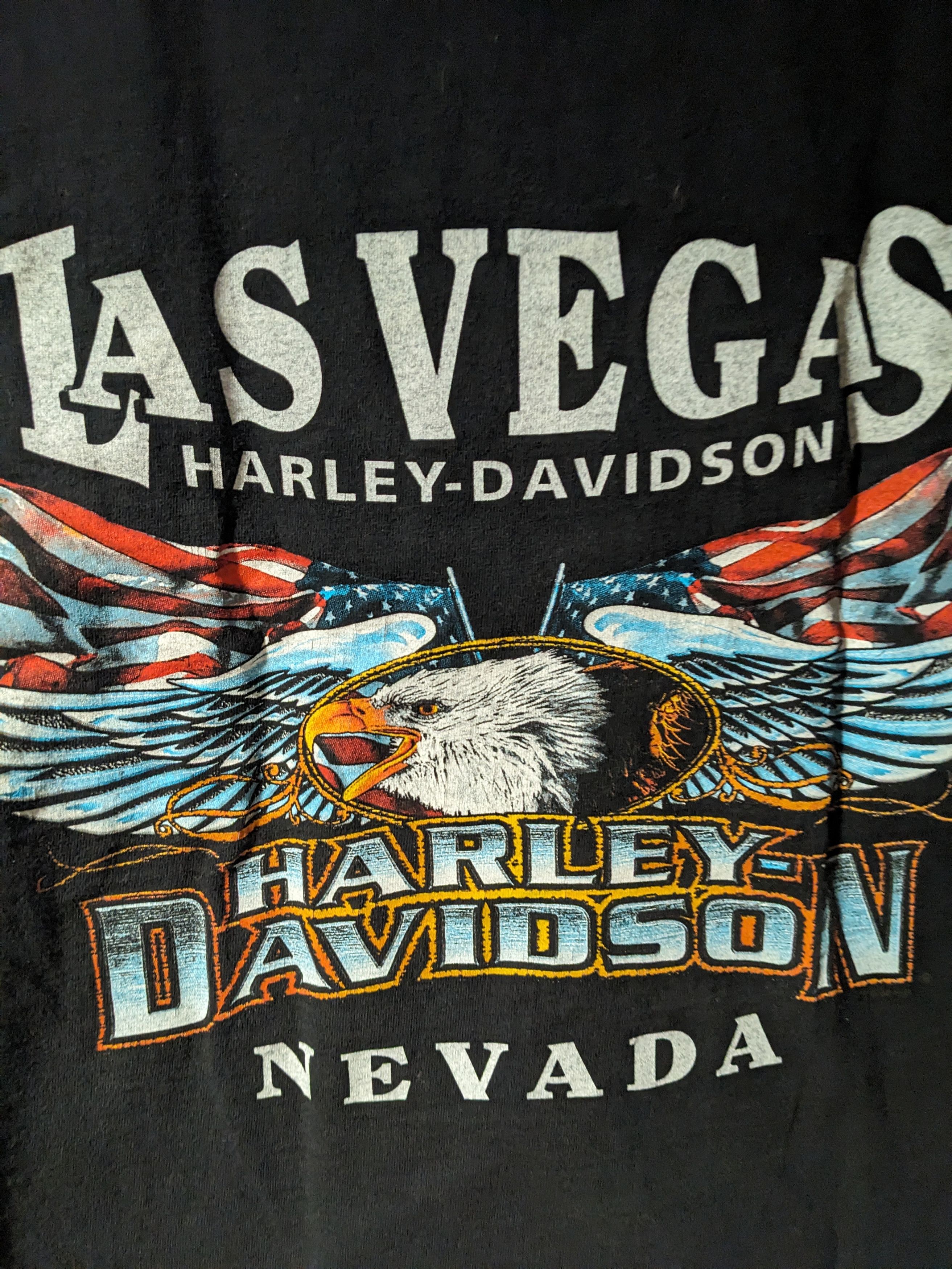 Harley Davidson × Vintage Vintage 2002 Harley Davidson Las Vegas Motorcycle T-Shirt Size US L / EU 52-54 / 3 - 2 Thumbnail