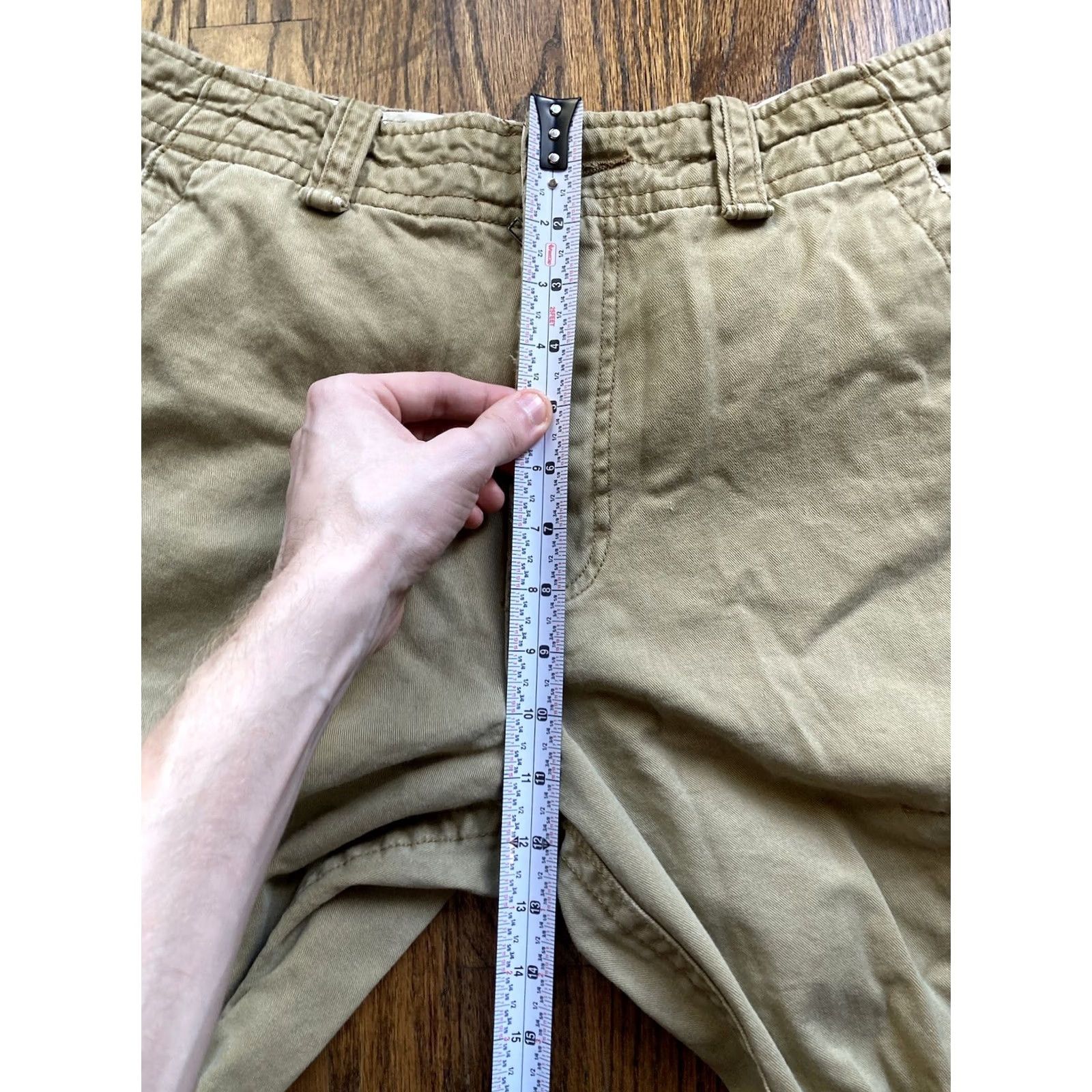 Vintage VINTAGE Aeropostale Cargo Pants Mens 32x32 Beige Baggy Y2K Military Size US 32 / EU 48 - 6 Thumbnail