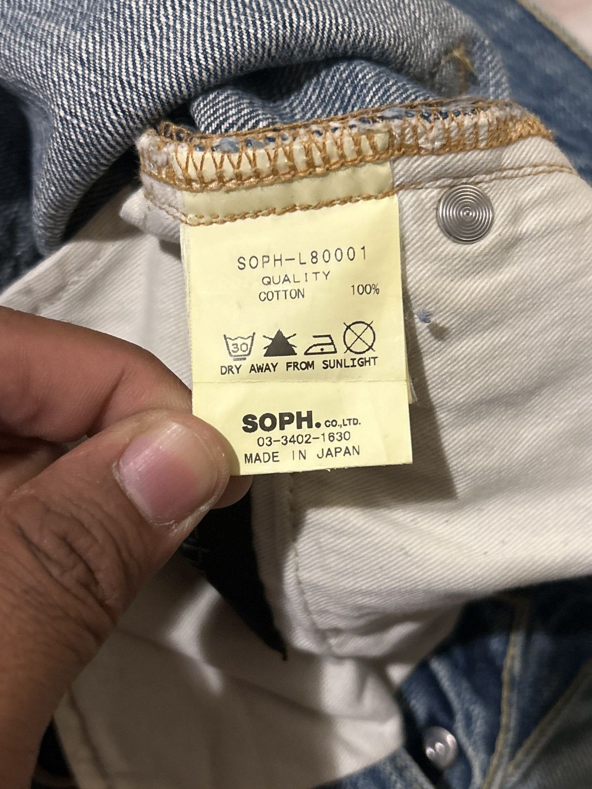 Sophnet. Sophnet Japan Vintage Blue Denim Size 32" / US 10 / IT 46 - 15 Thumbnail