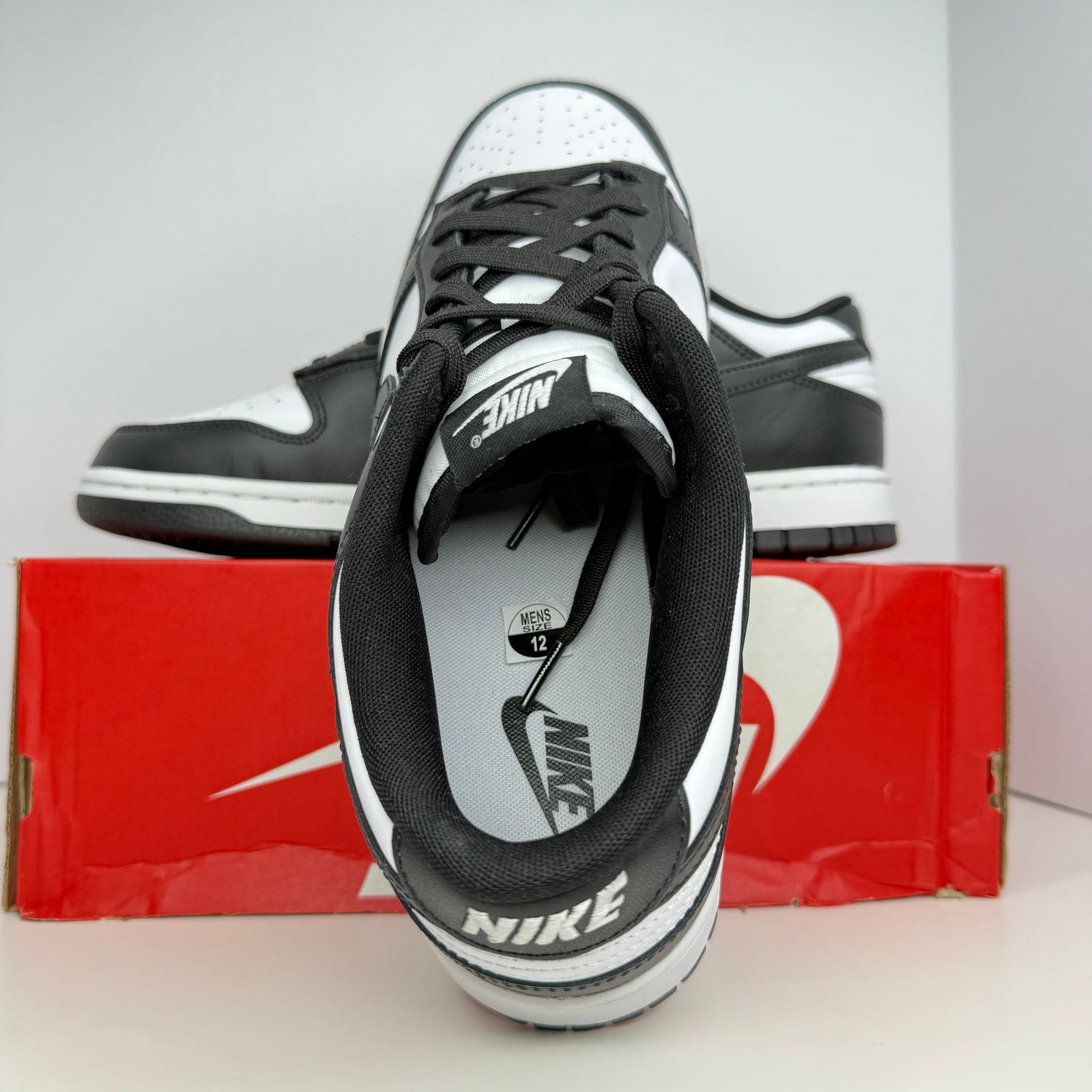 Nike Nike Dunk Low Retro White/Black Panda Size 12 Men Size US 12 / EU 45 - 4 Thumbnail