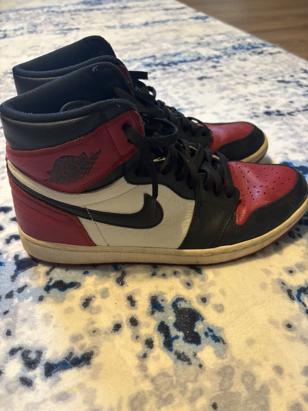 Jordan Brand Air Jordan 1 High - Bred Toe Size US 11 / EU 44 - 4 Thumbnail