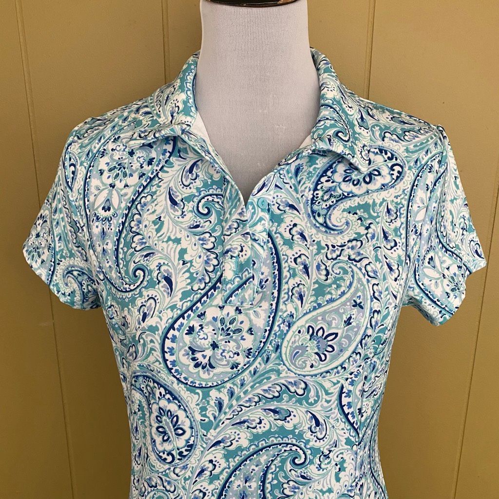Other Sigrid Olsen women S golf & tennis paisley print dress w/sca Size S / US 4 / IT 40 - 2 Thumbnail