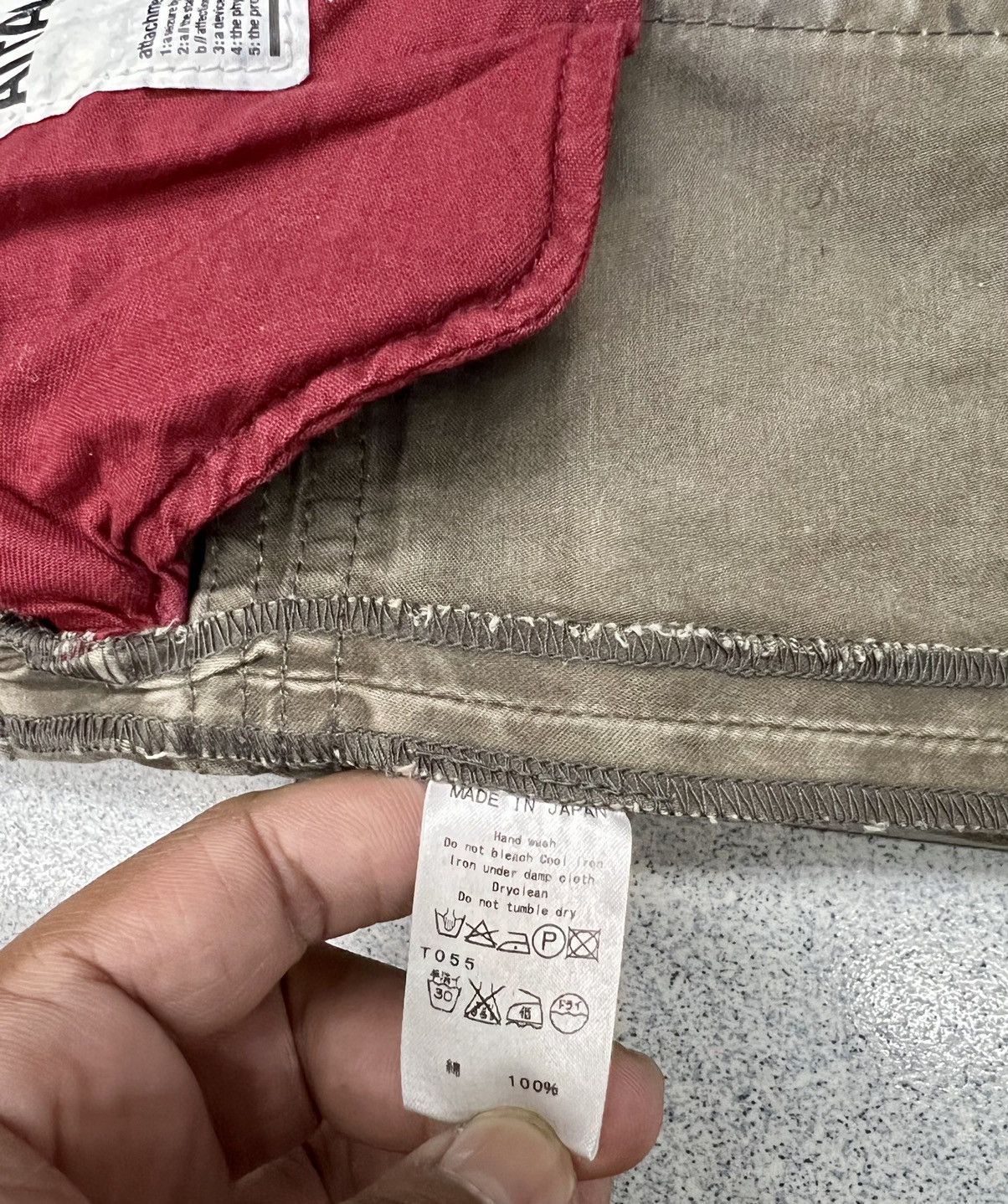 Attachment ATTACHMENT HEAVY FLARED CARGO PANTS Size US 30 / EU 46 - 13 Thumbnail