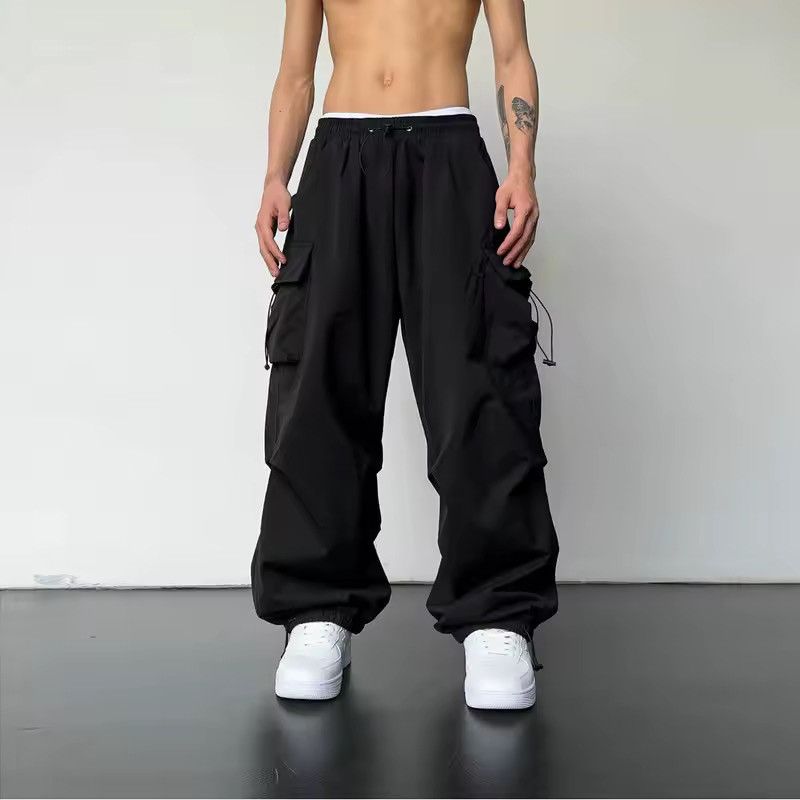 Japanese Brand Black Baggy Pants Size US 34 / EU 50 - 1 Thumbnail