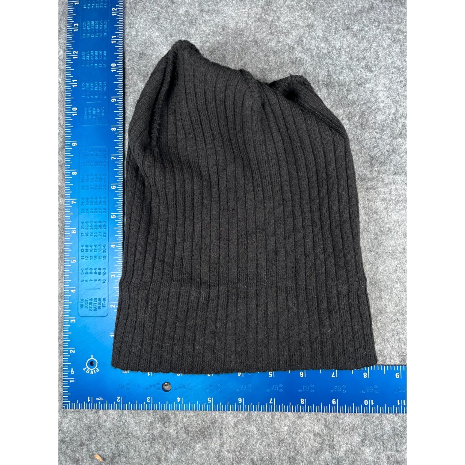 Vintage Time And Tru Beanie Womens One Size Black Knit Polyester Blend Ski NEW Size ONE SIZE - 5 Thumbnail